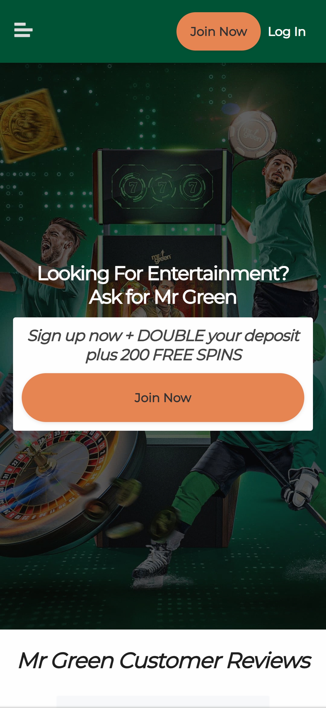 Mr Green Casino Mobile Review