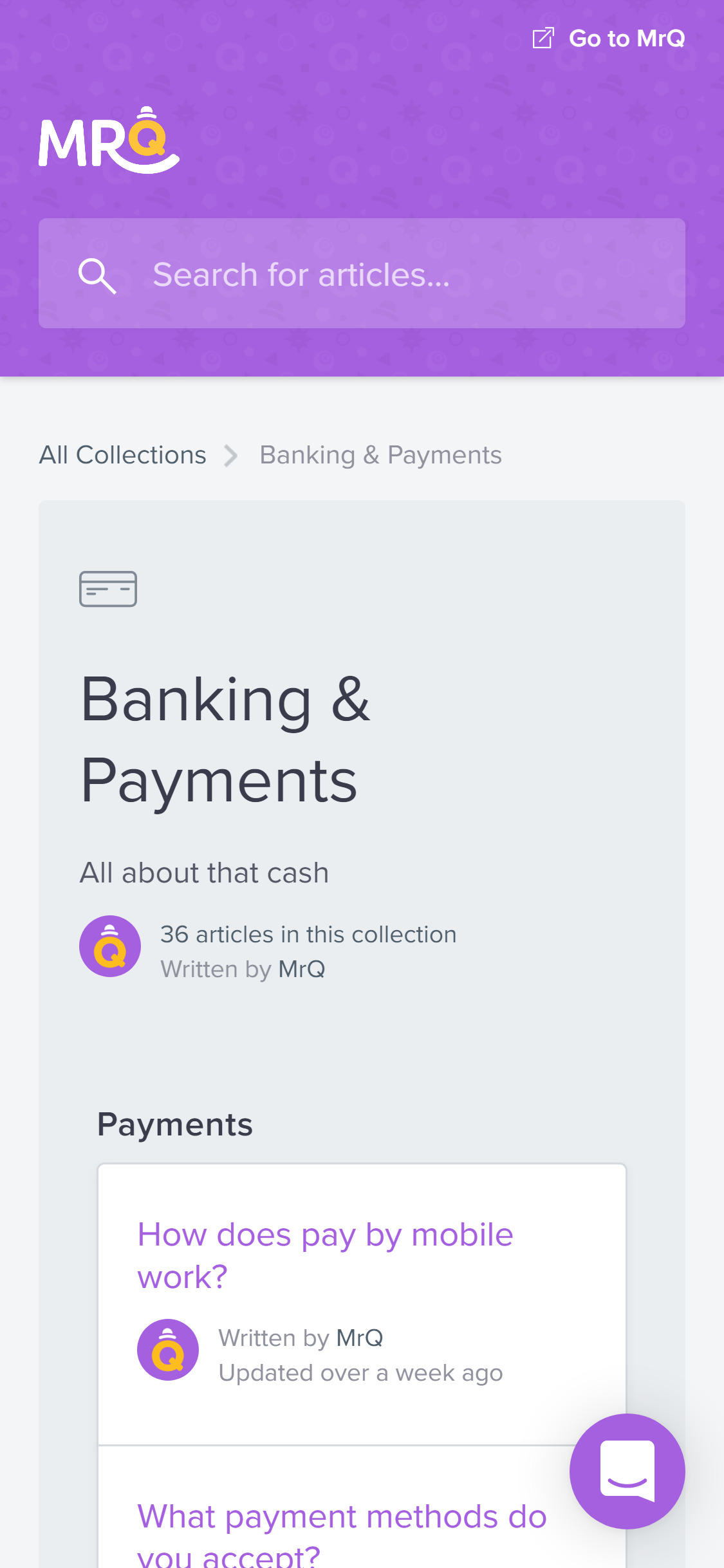 MrQ Casino Mobile Payment Methods Review