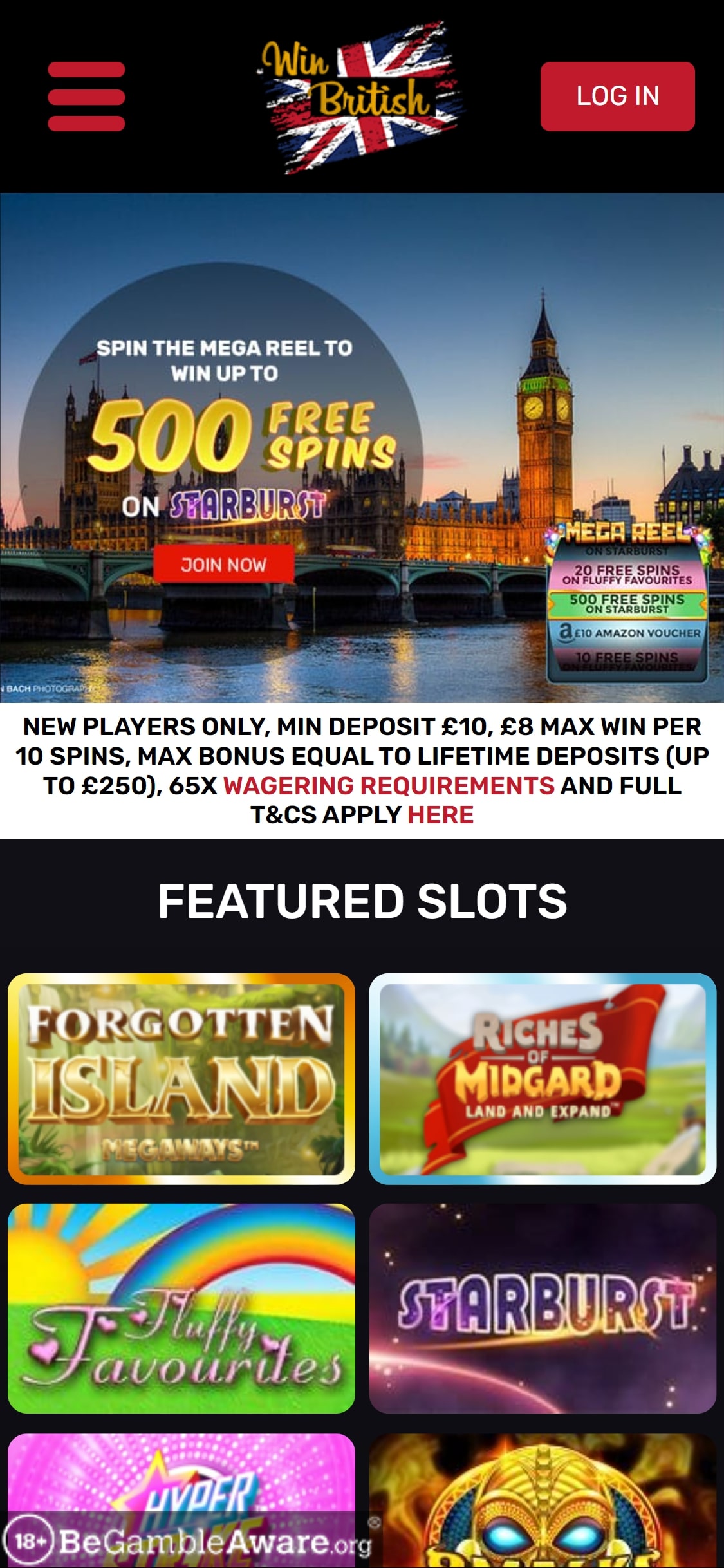 Win British Casino Mobile Review