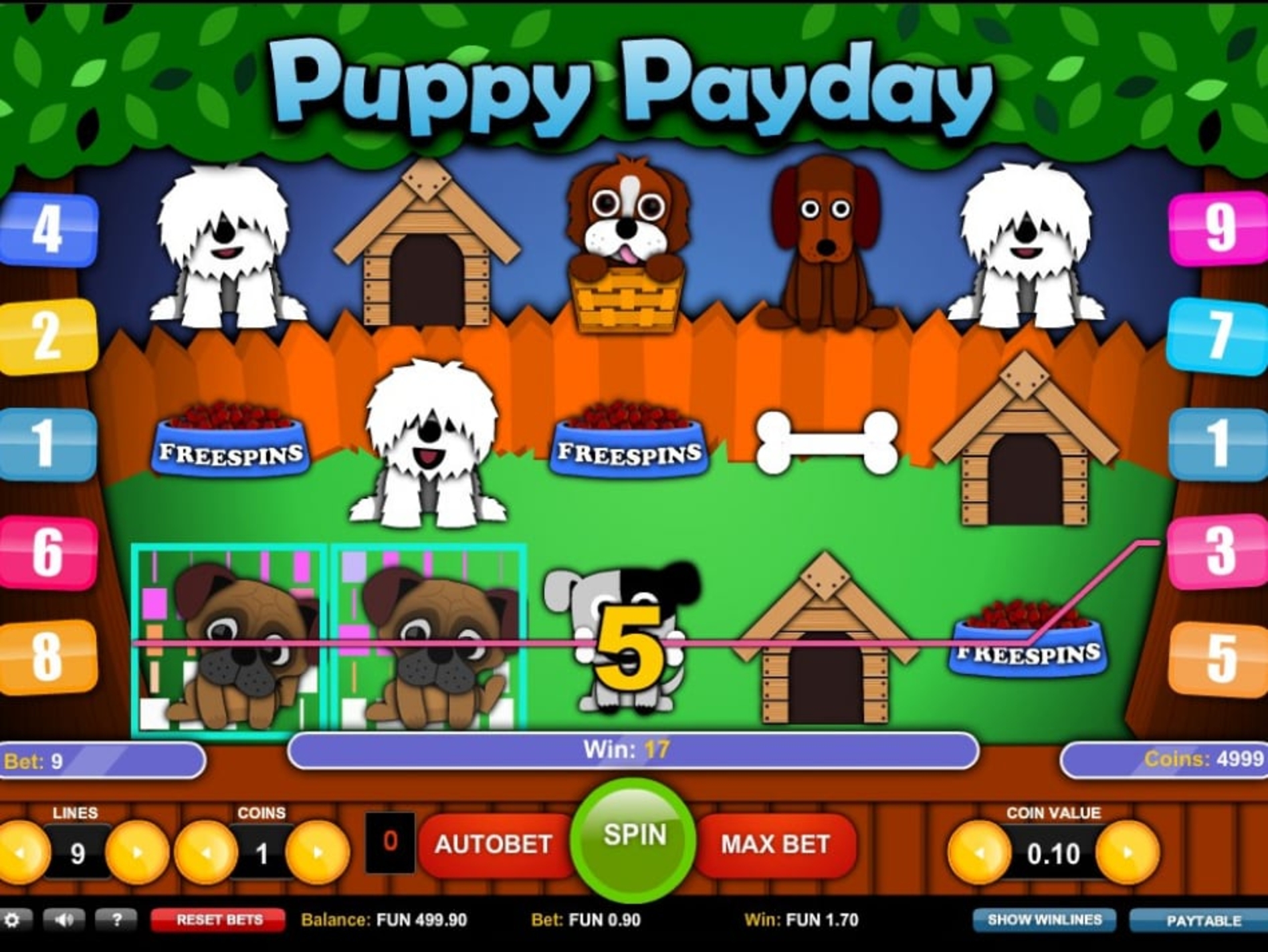 The Puppy Payday Online Slot Demo Game by 1x2 Gaming
