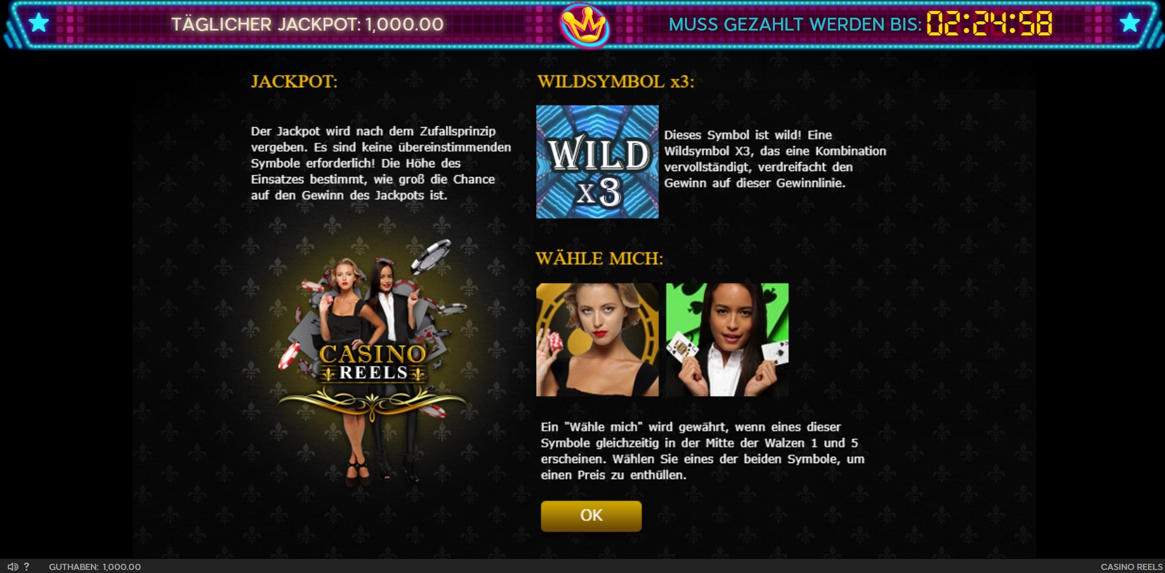 Play Casino Reels Free Casino Slot Game by 888 Gaming