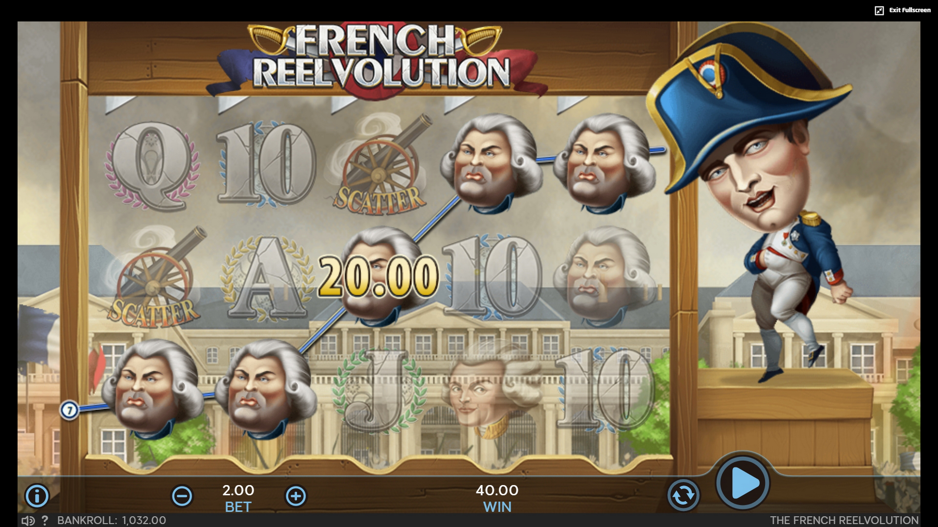Win Money in The French Reelvolution Free Slot Game by 888 Gaming