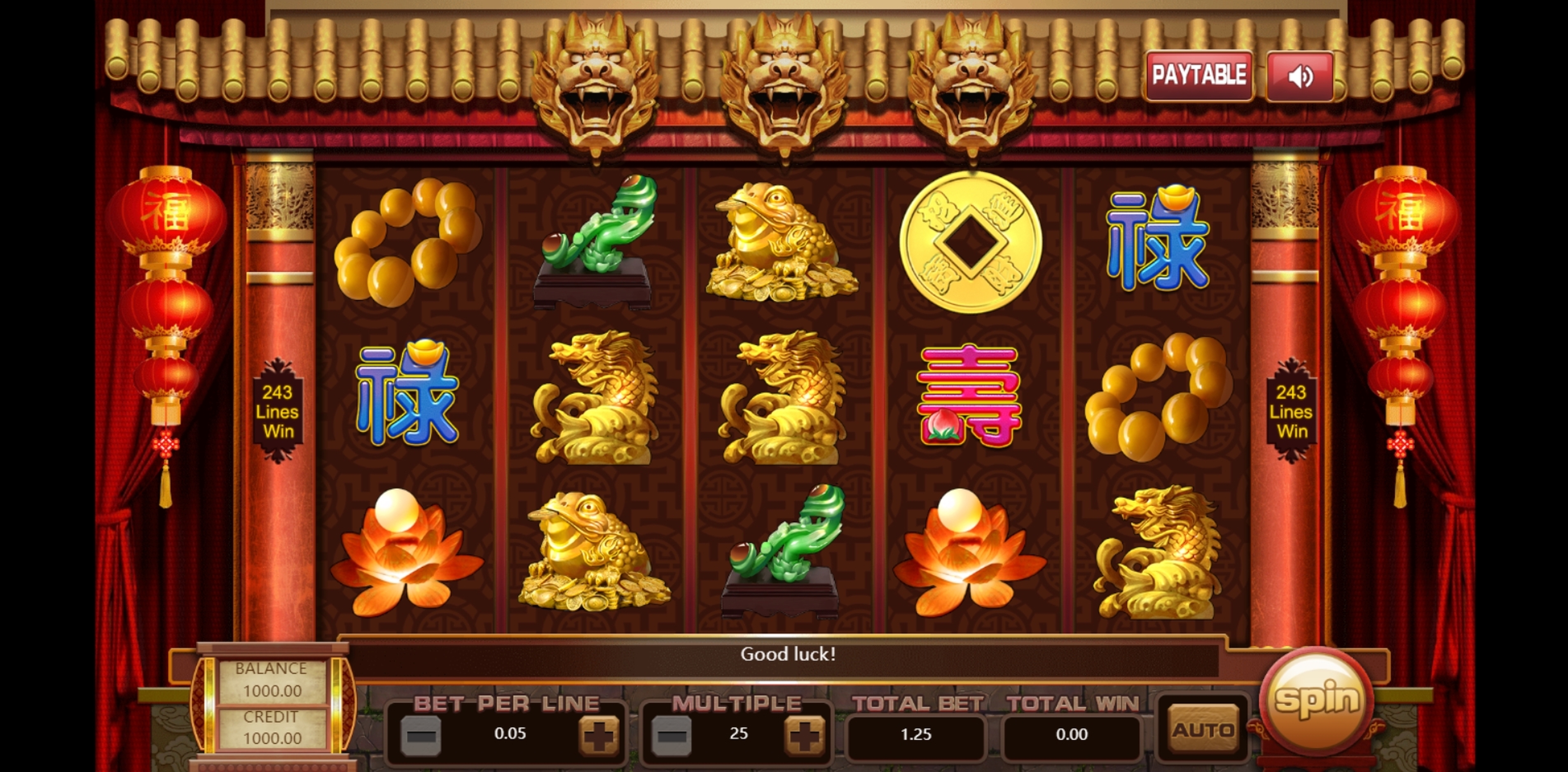 Win Money in Fortune Maitreya Free Slot Game by Aiwin Games