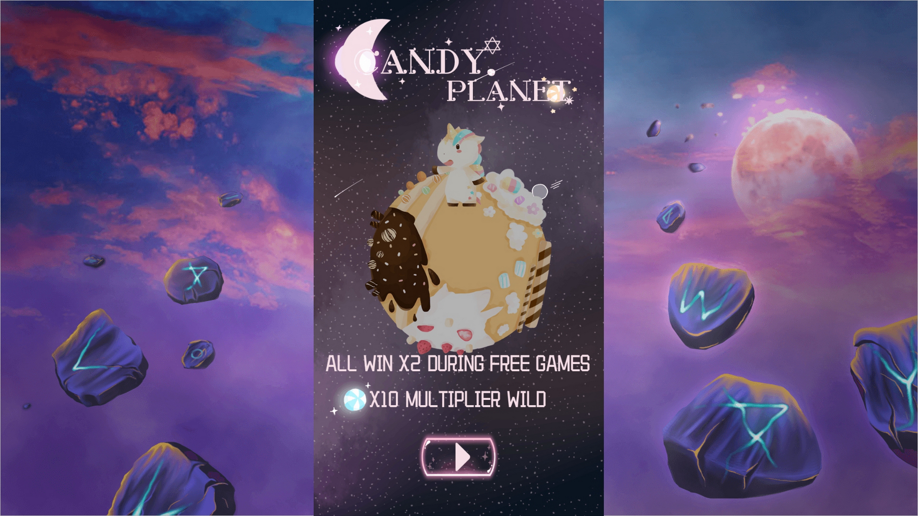 Play Candy Planet Free Casino Slot Game by AllWaySpin