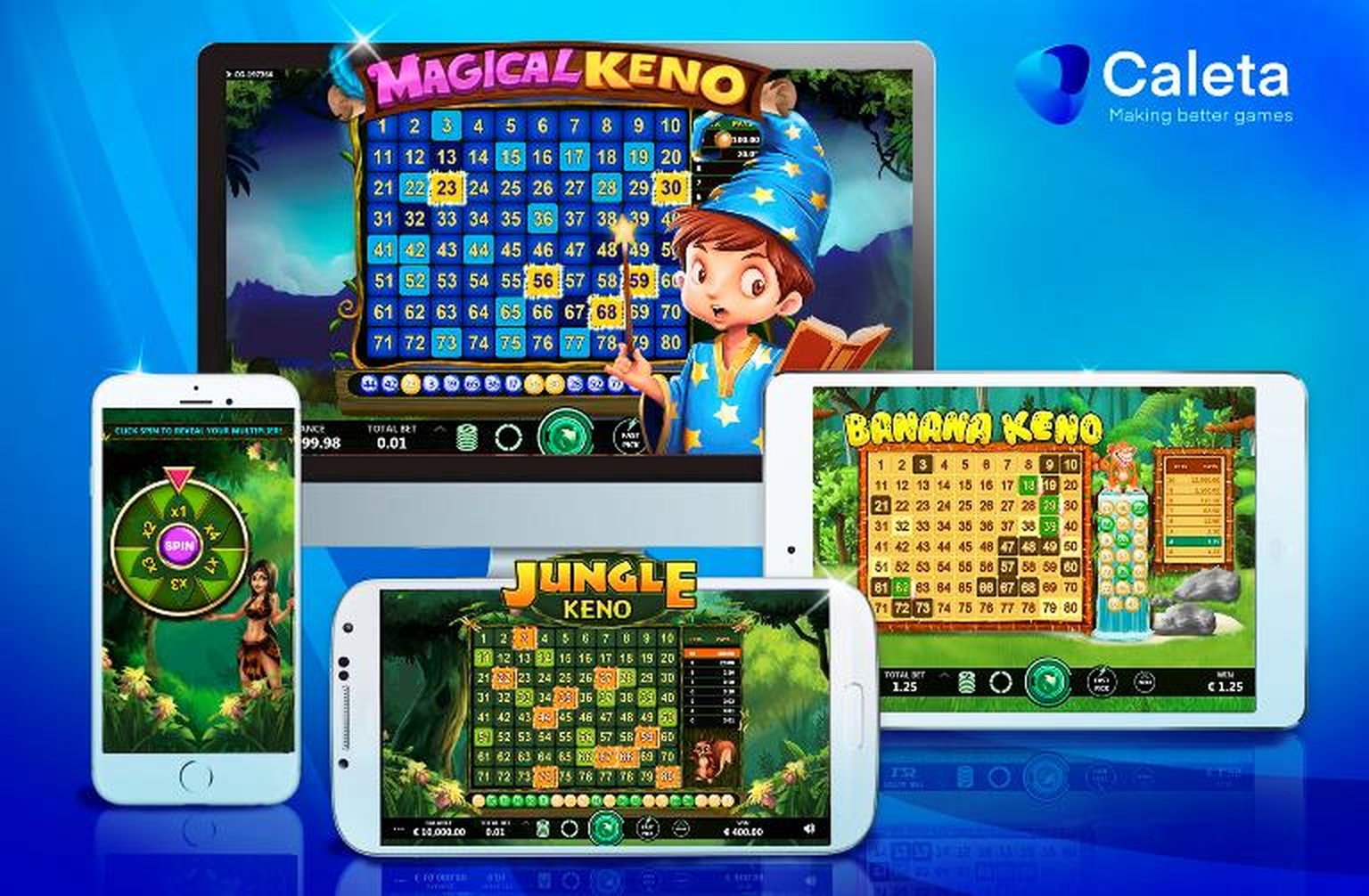 The Jungle Keno Online Slot Demo Game by Caleta Gaming