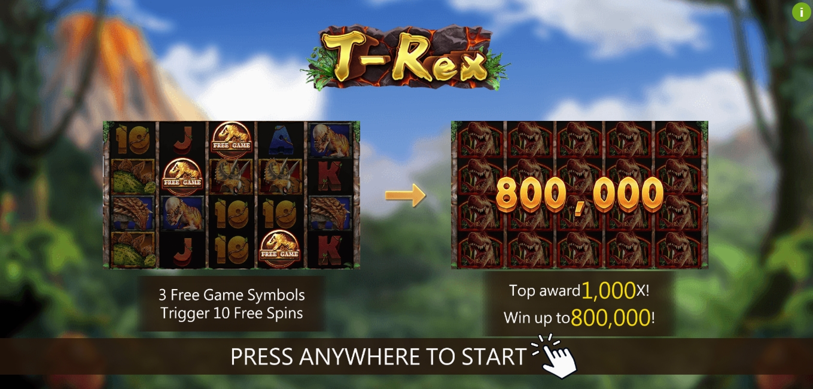 Play T-Rex Free Casino Slot Game by Dragoon Soft