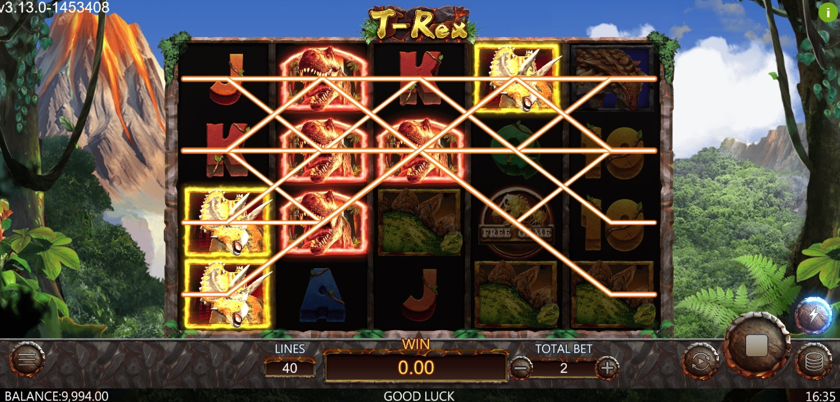 Win Money in T-Rex Free Slot Game by Dragoon Soft
