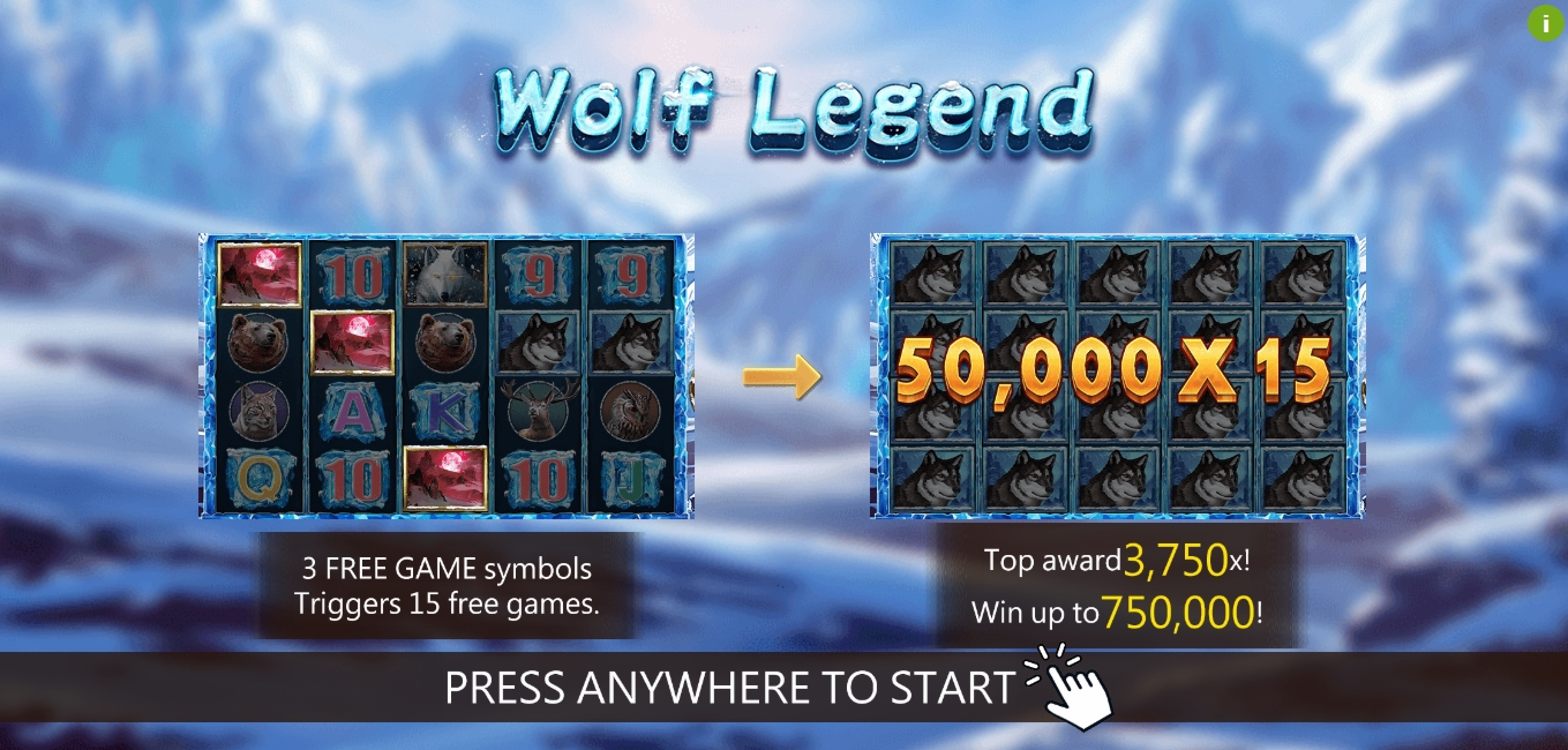 Play Wolf Legend Free Casino Slot Game by Dragoon Soft