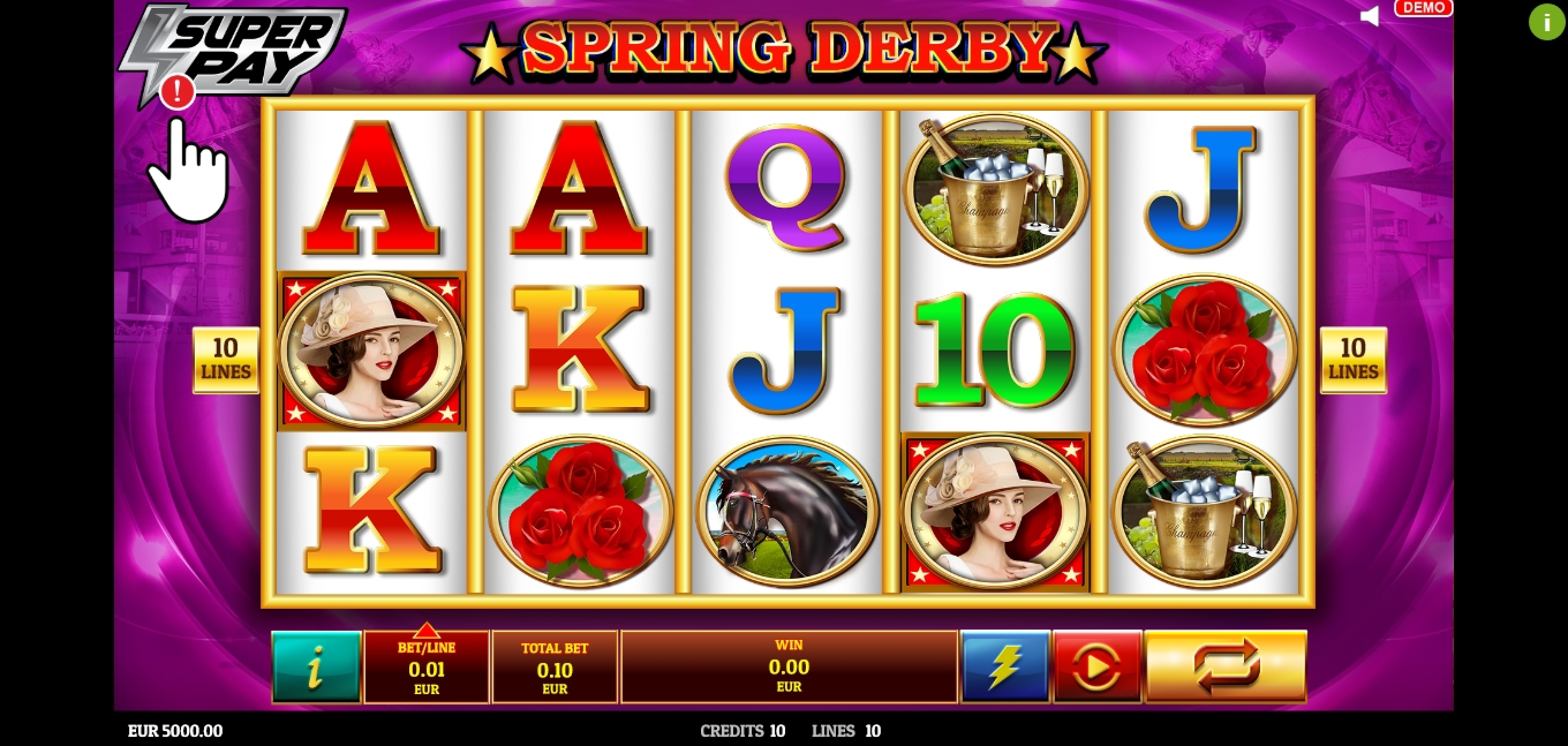 Reels in Spring Derby Slot Game by Givme Games