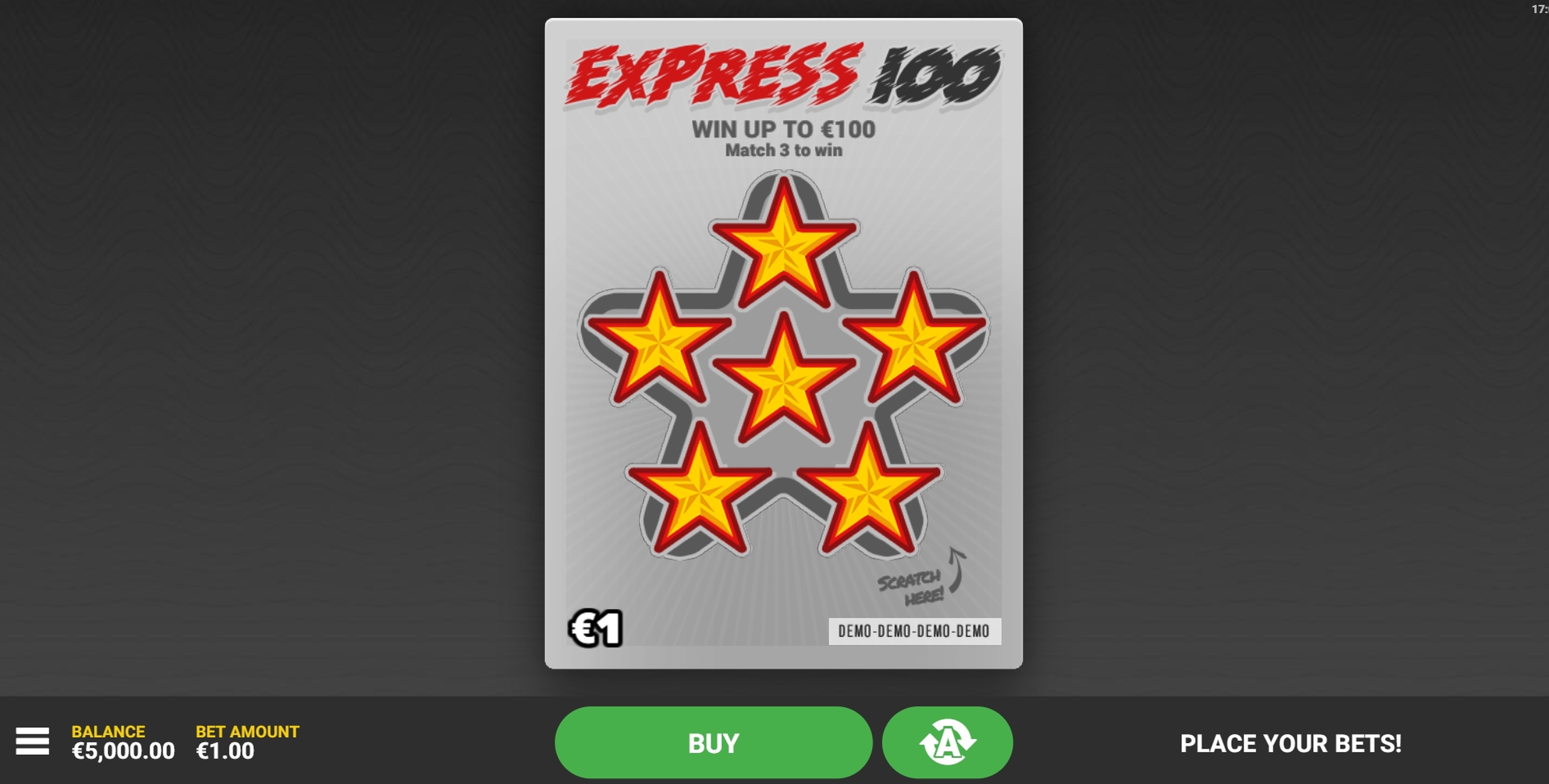 Reels in Express 100 Slot Game by Hacksaw Gaming