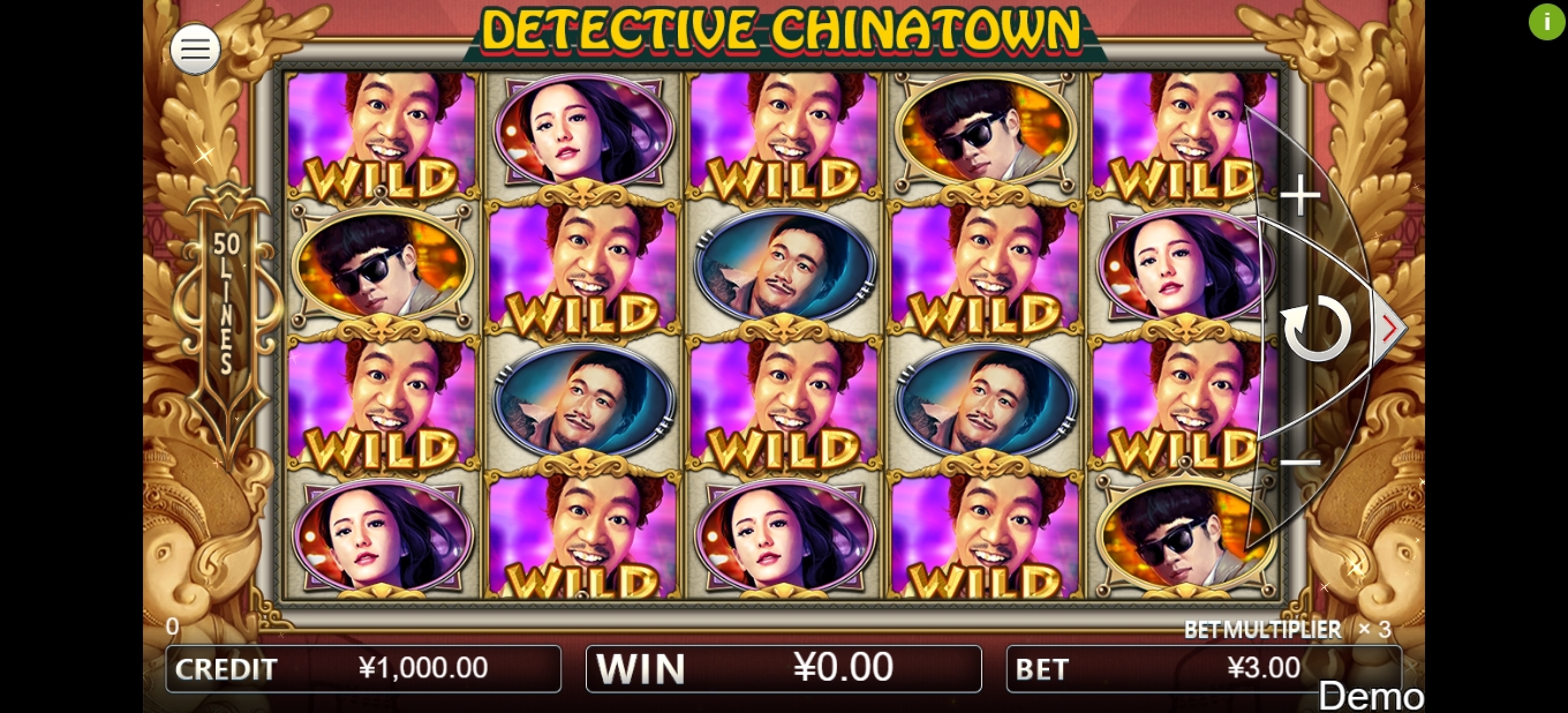 Reels in Detective Chinatown Slot Game by Iconic Gaming