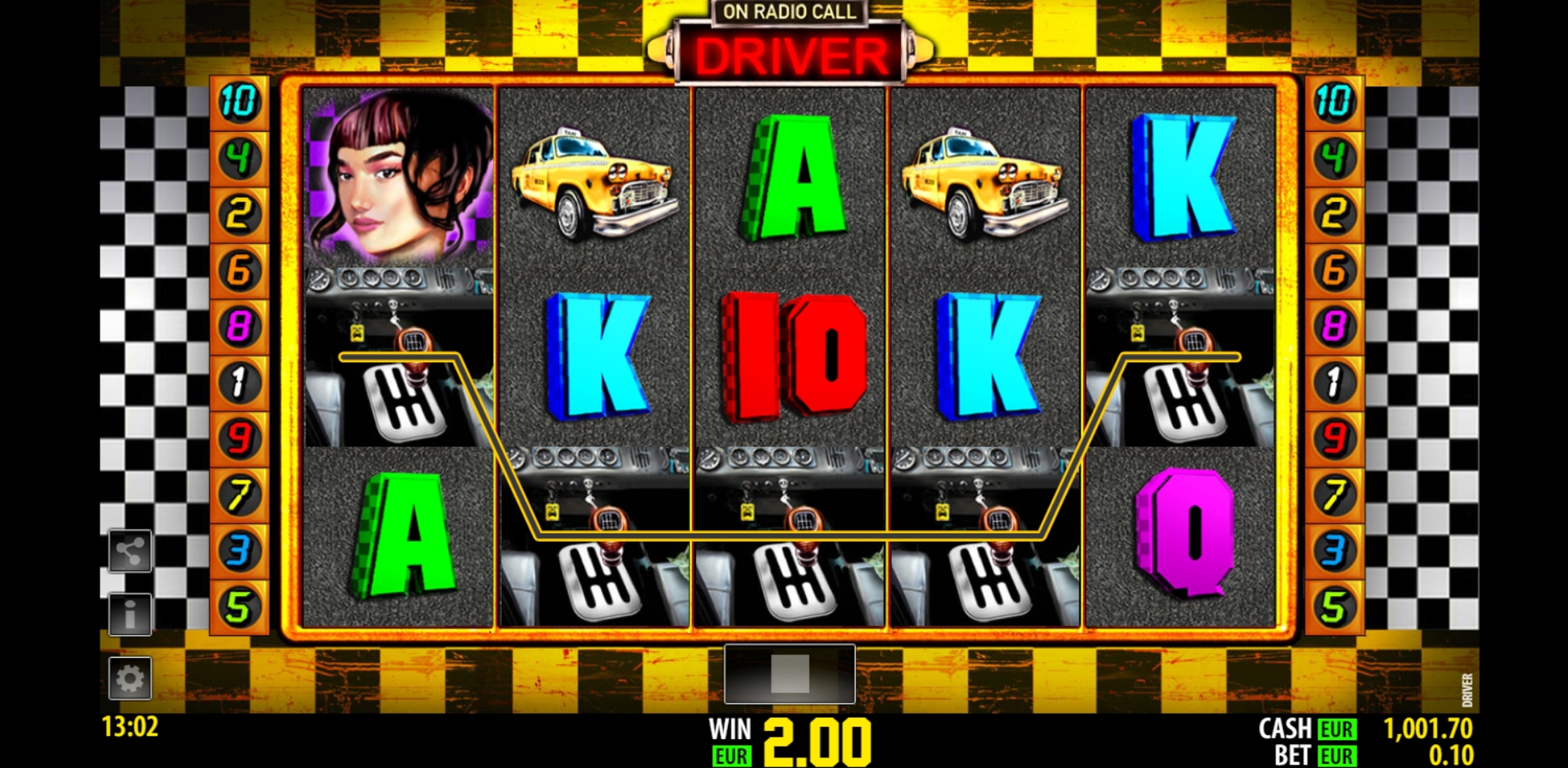 Win Money in Driver Free Slot Game by Nazionale Elettronica