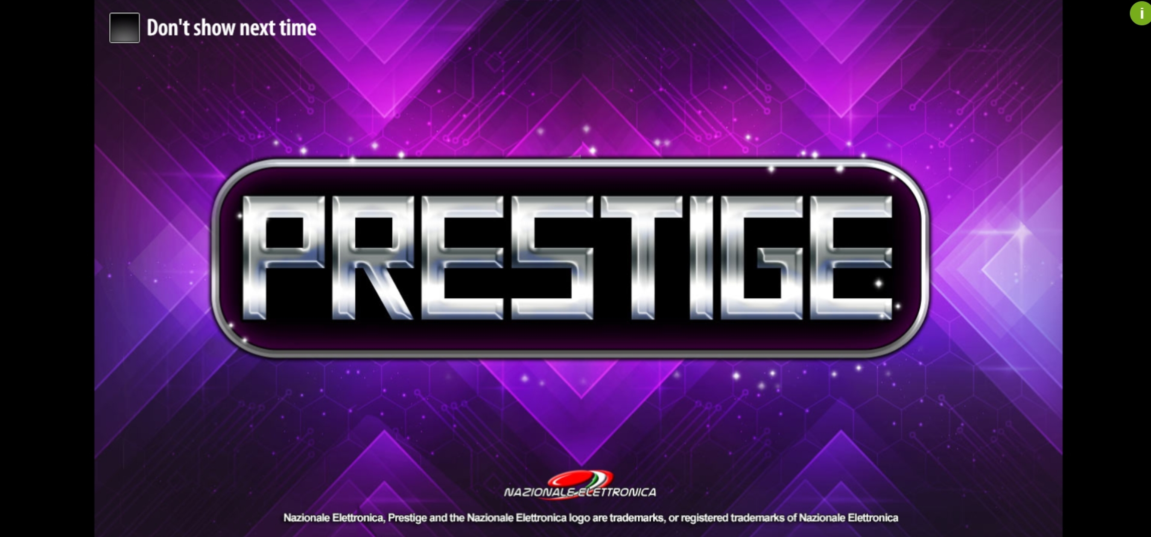 Play Prestige Free Casino Slot Game by Nazionale Elettronica