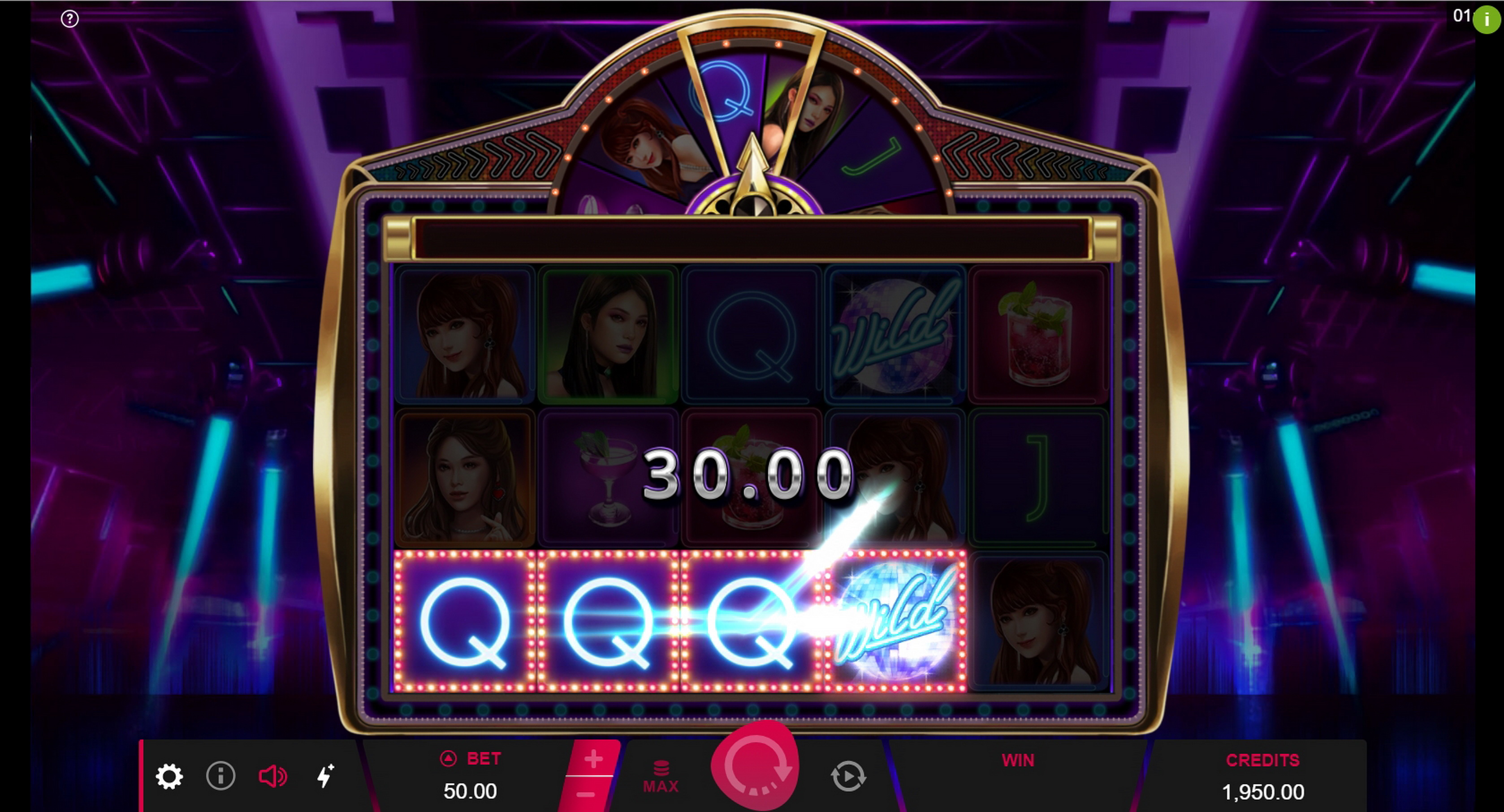 Win Money in Ladies Nite 2 Turn Wild Free Slot Game by Pulse 8 Studios