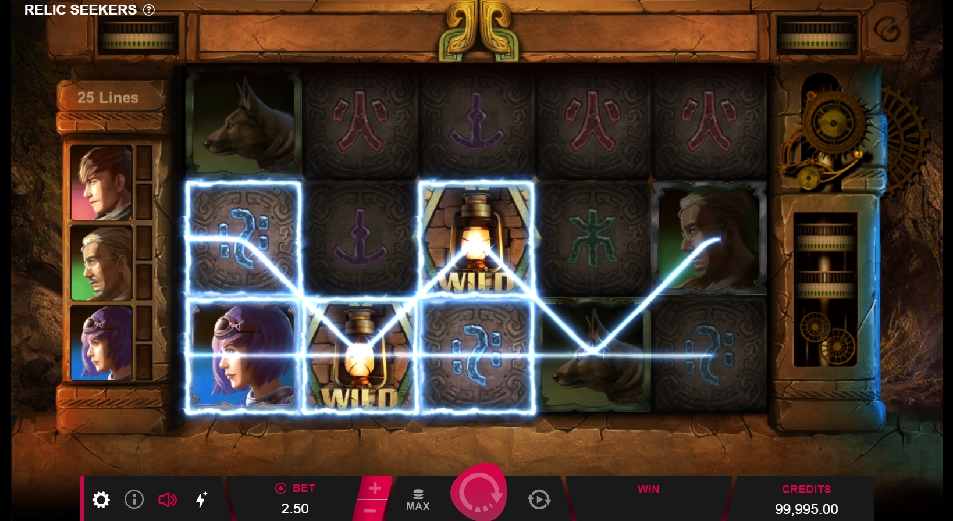 Win Money in Relic Seekers Free Slot Game by Pulse 8 Studios