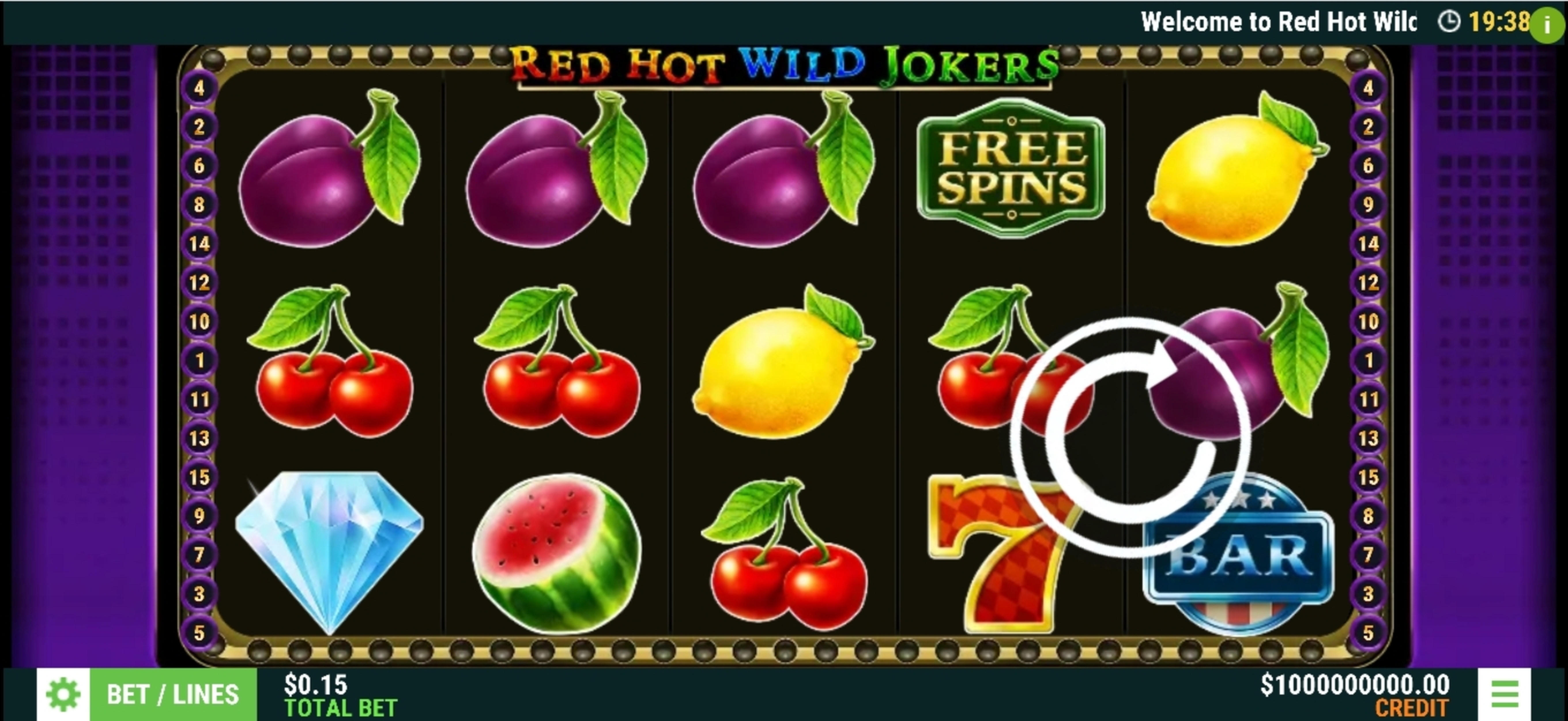 Reels in Red Hot Wild Jokers Slot Game by Slot Factory