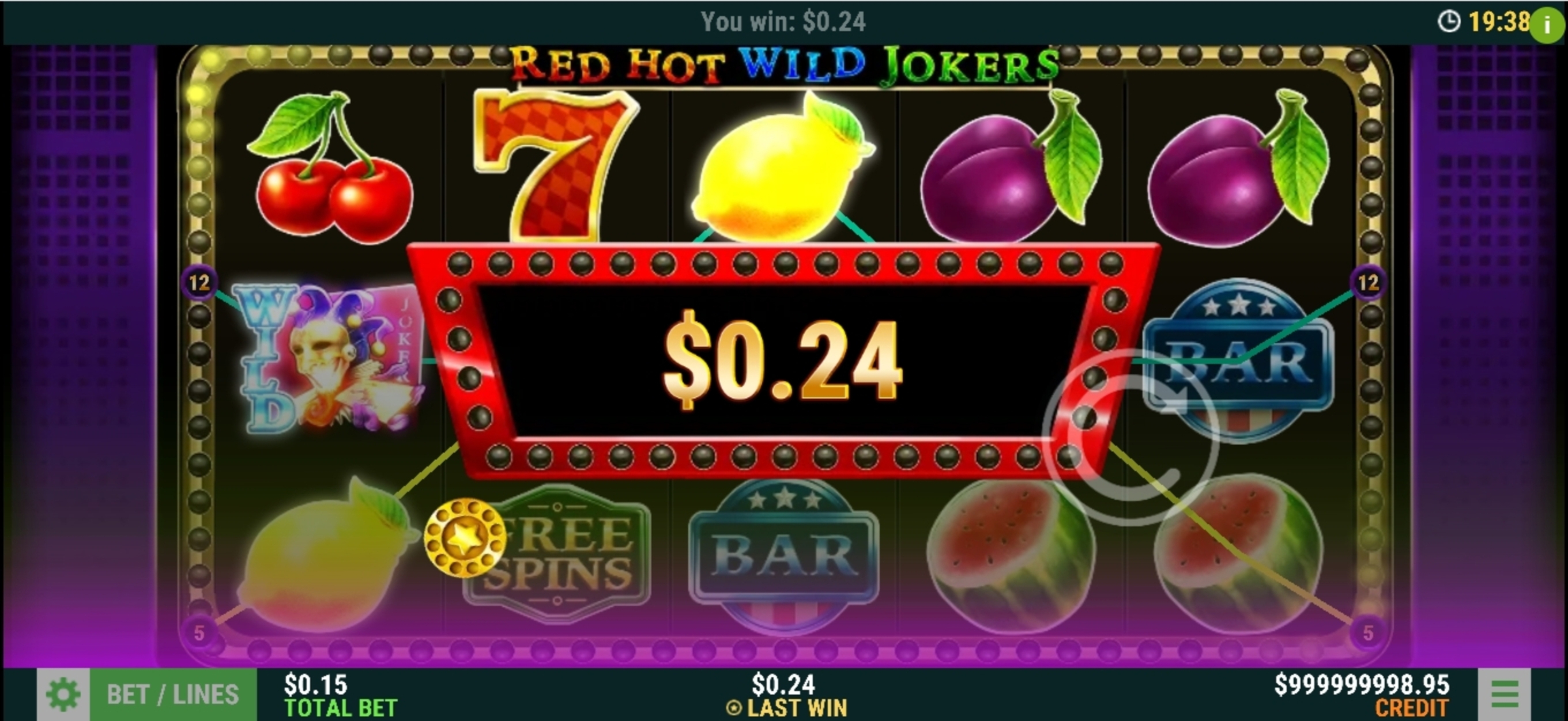 Win Money in Red Hot Wild Jokers Free Slot Game by Slot Factory