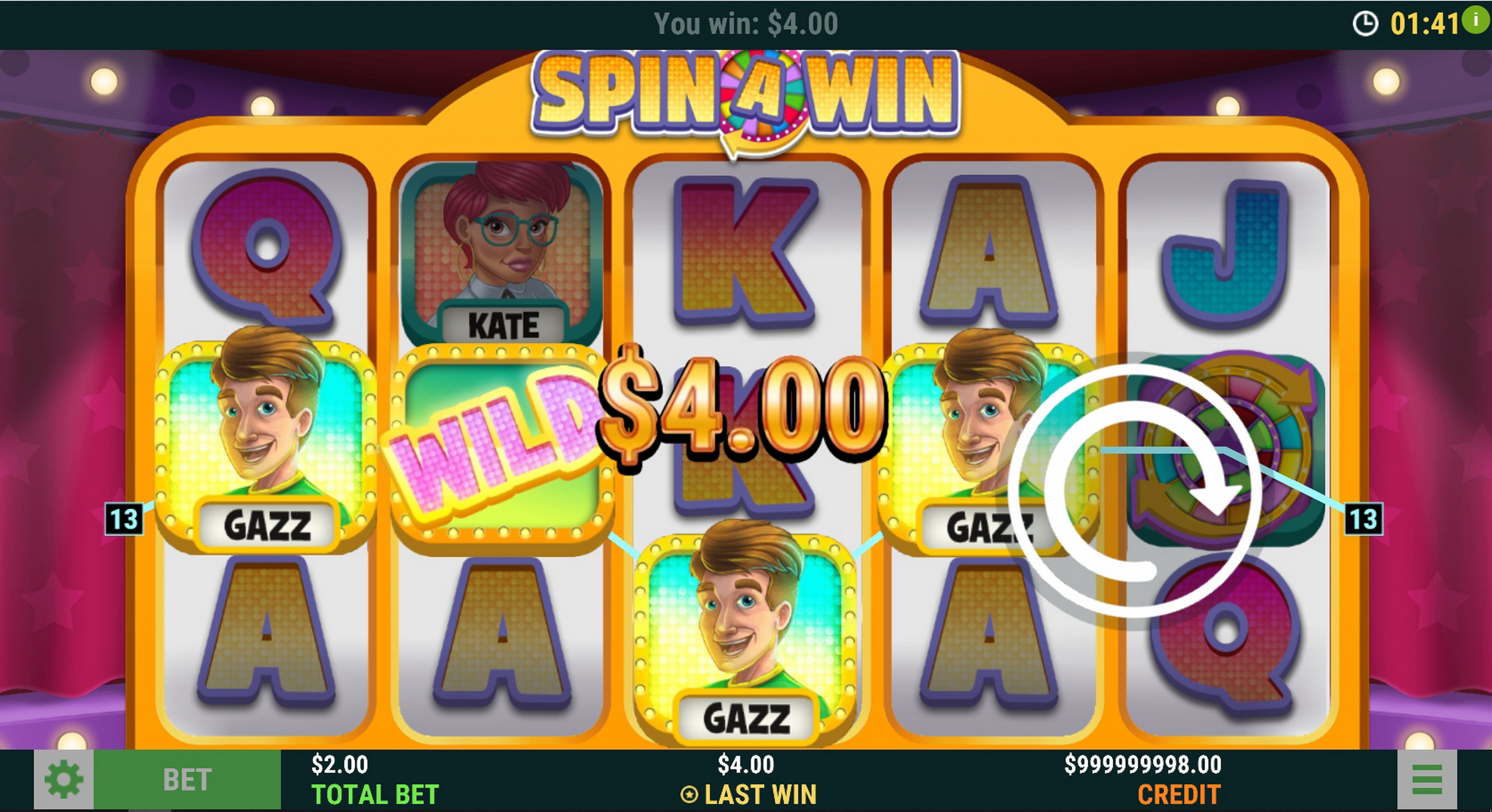 Win Money in Spin A Win Free Slot Game by Slot Factory