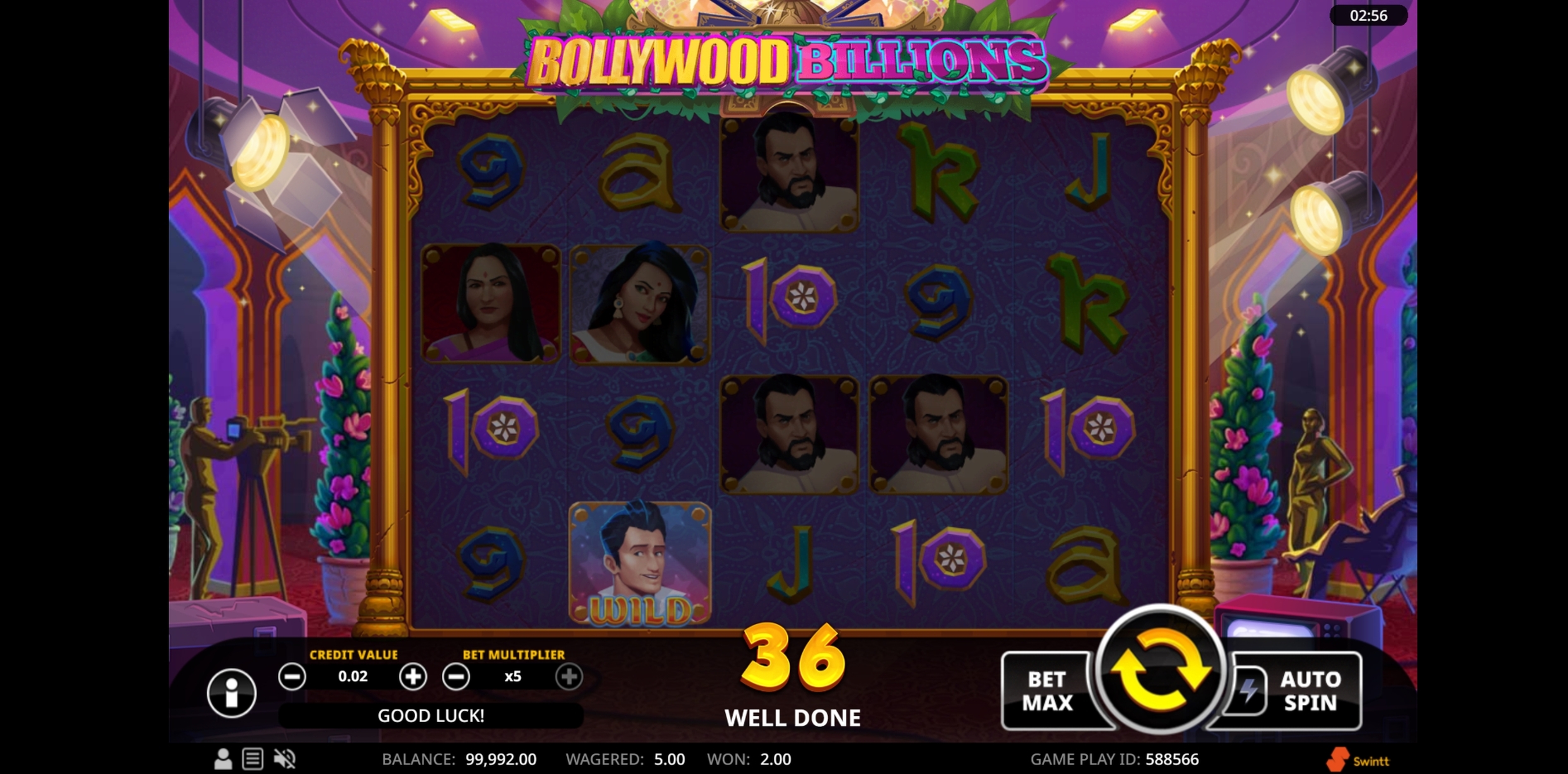Win Money in Bollywood Billions Free Slot Game by Swintt