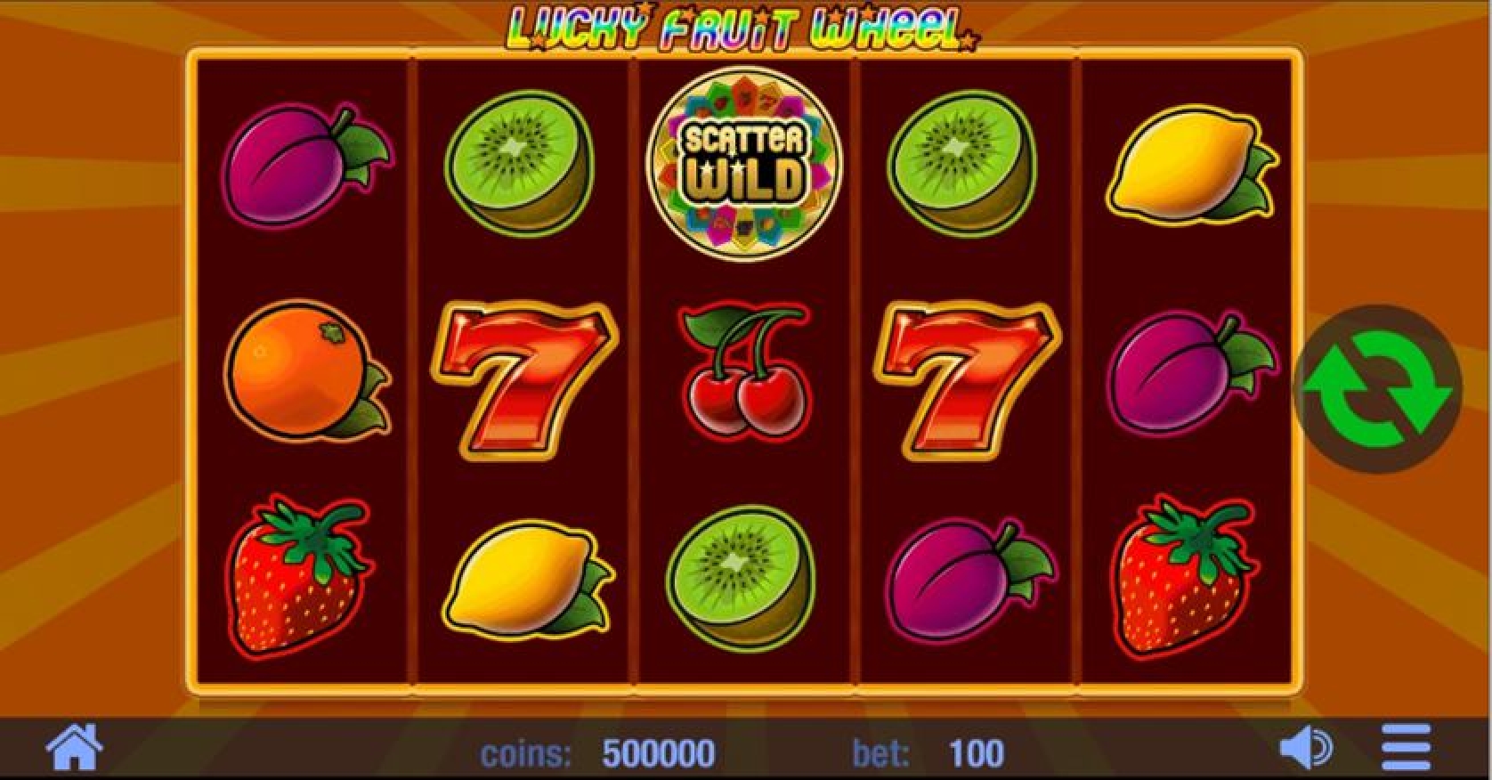 Win Money in Lucky Fruit Wheel Free Slot Game by Swintt