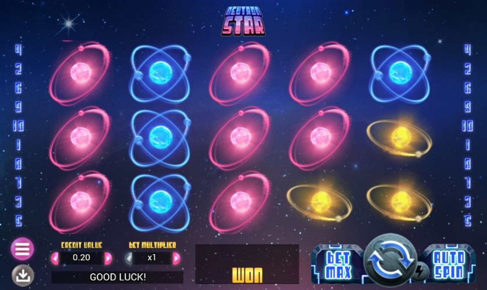 Win Money in Neutron Star Free Slot Game by Swintt