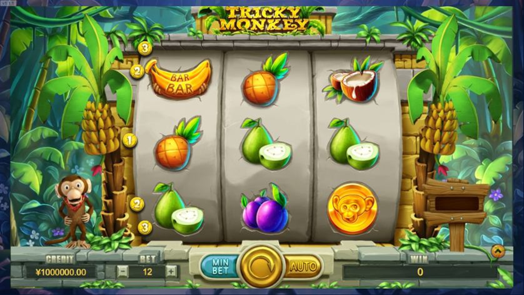 The Tricky Monkey (TIDY) Online Slot Demo Game by TIDY