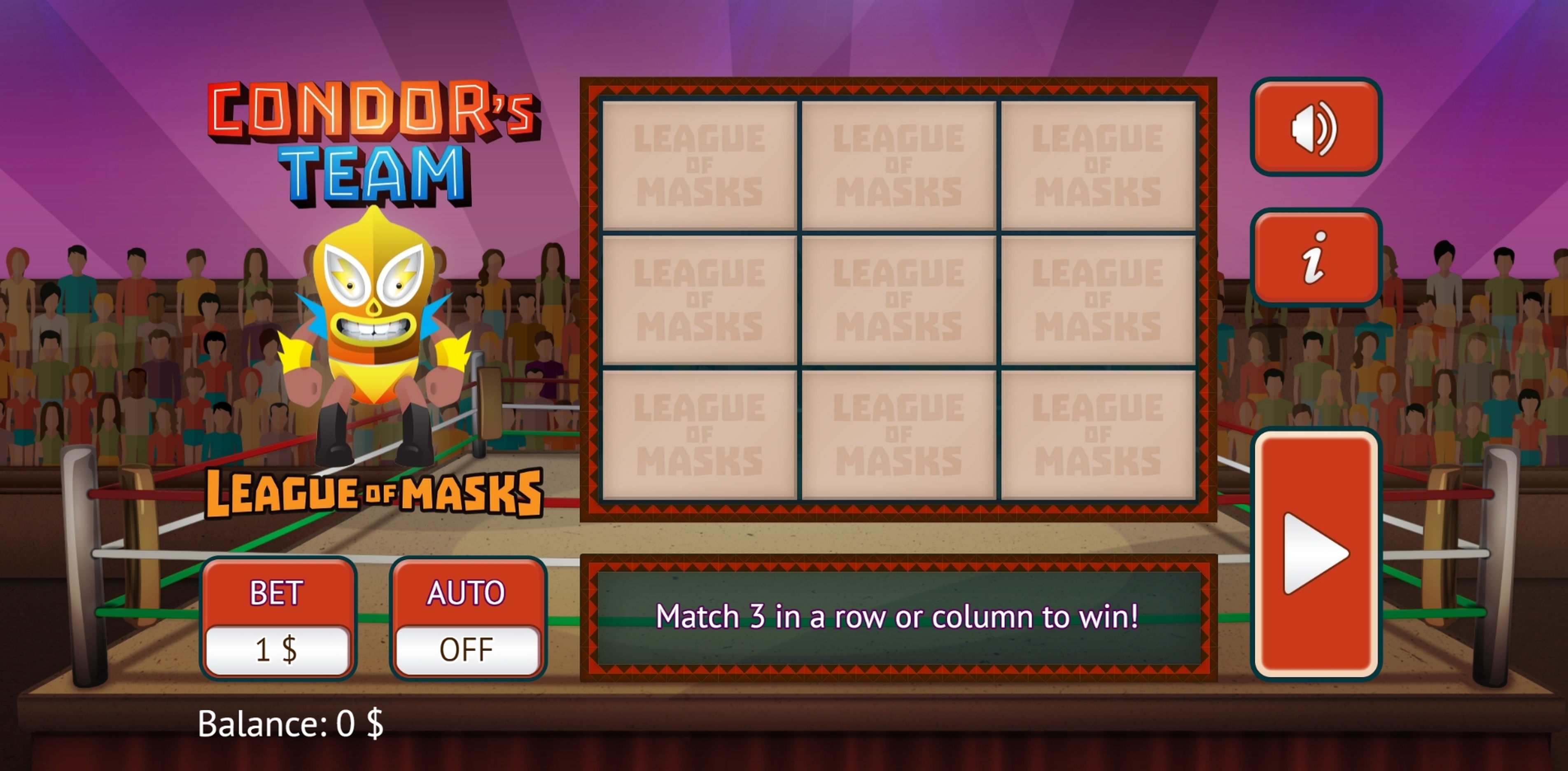 Reels in Condor’s Team Slot Game by Vermantia