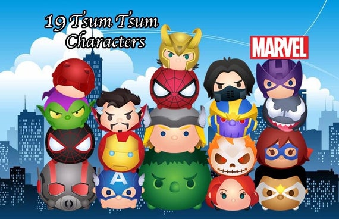 The Marvel Tsum Tsum Online Slot Demo Game by Virtual Tech