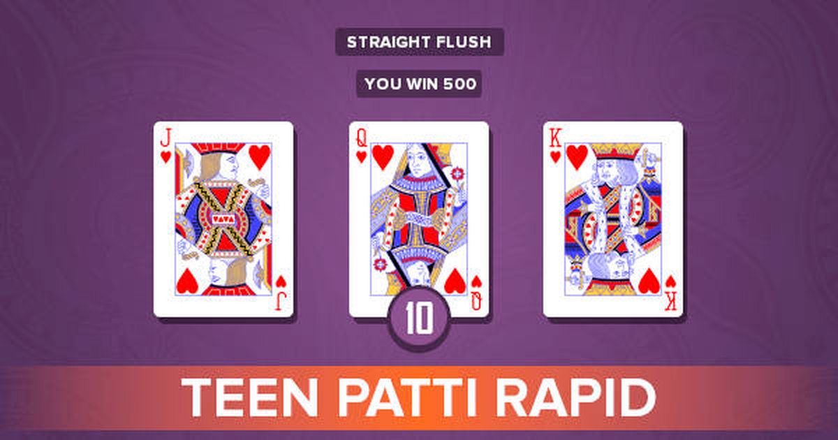 The Teen Patti Rapid Online Slot Demo Game by Woohoo
