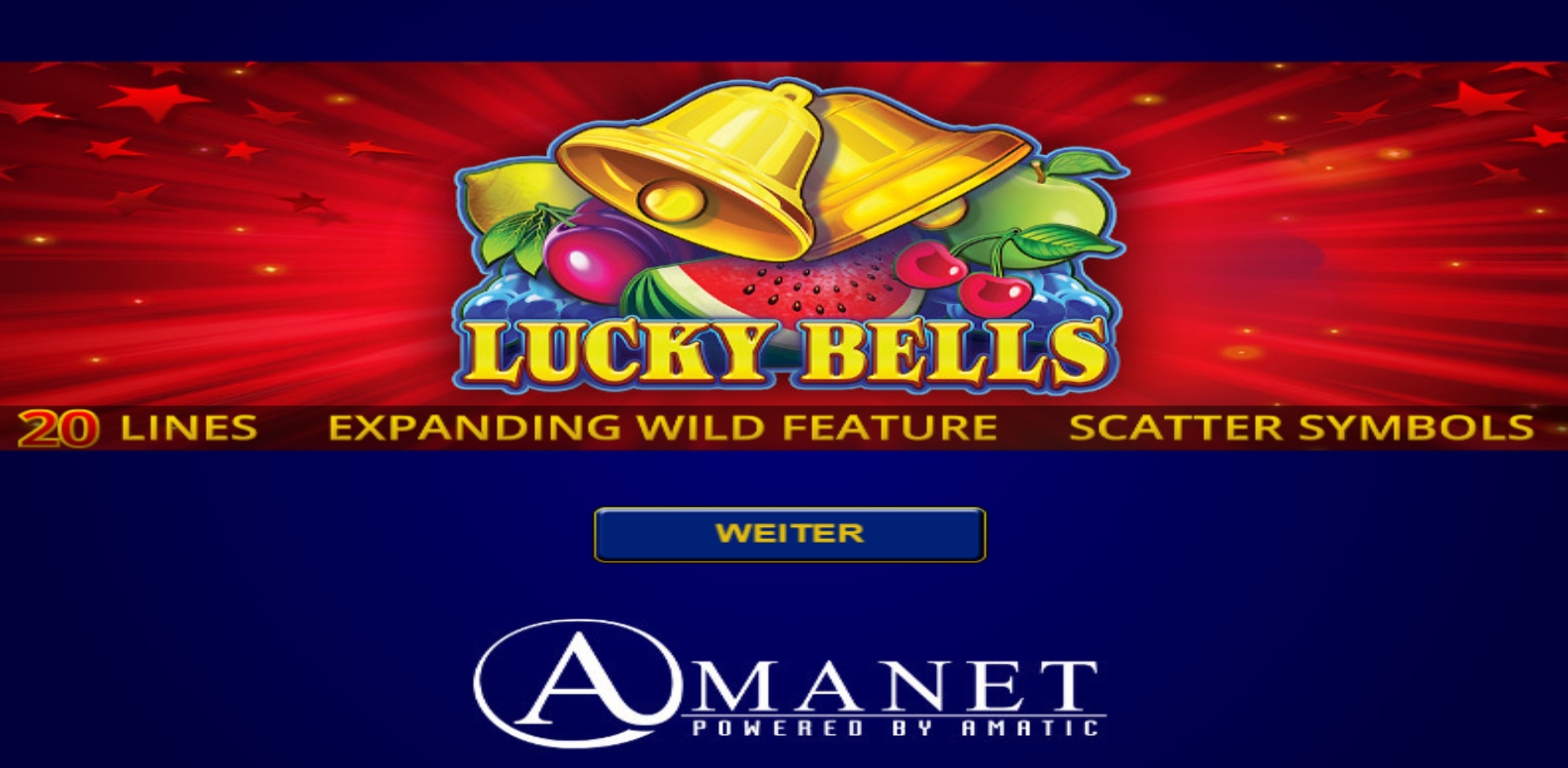 Play Lucky Bells Free Casino Slot Game by Amatic Industries