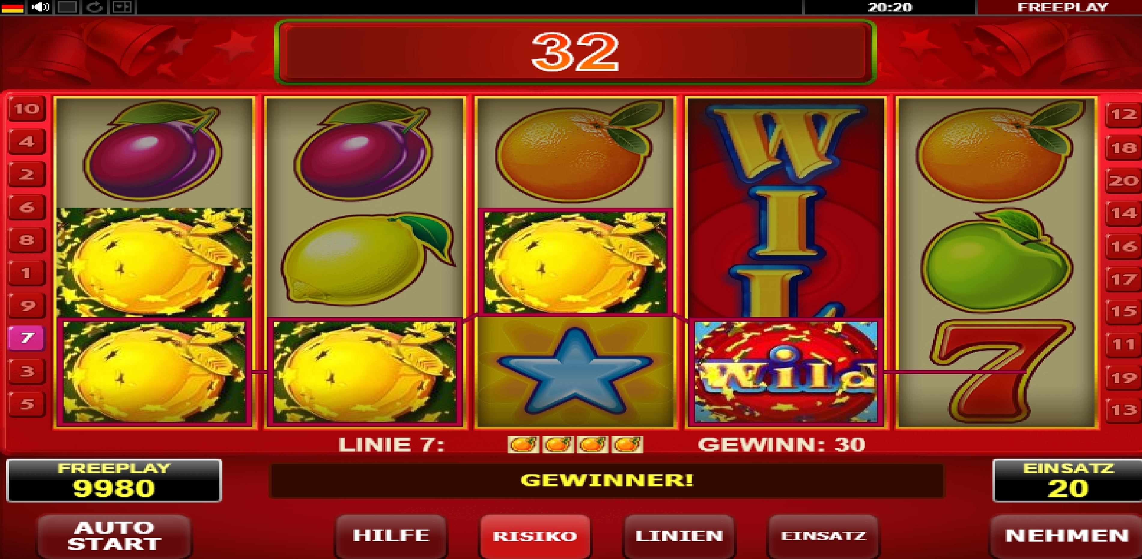 Win Money in Lucky Bells Free Slot Game by Amatic Industries