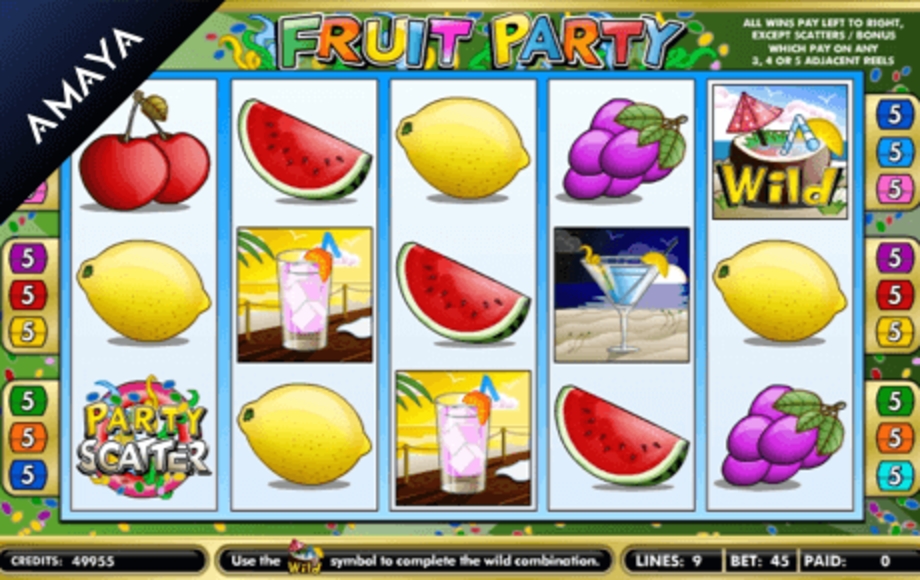 The Fruit Party (Amaya) Online Slot Demo Game by Amaya