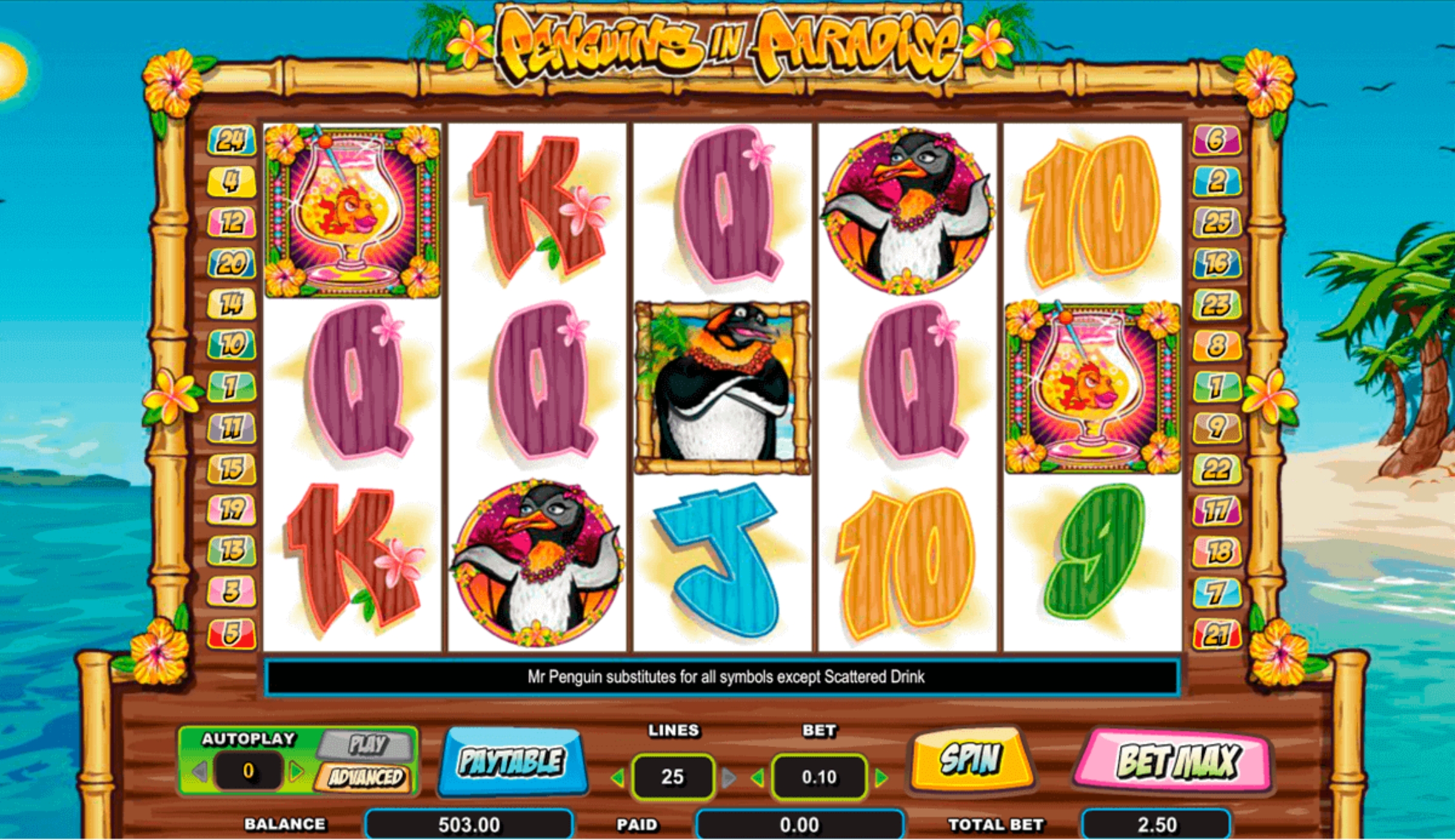 The Penguins in Paradise Online Slot Demo Game by Amaya