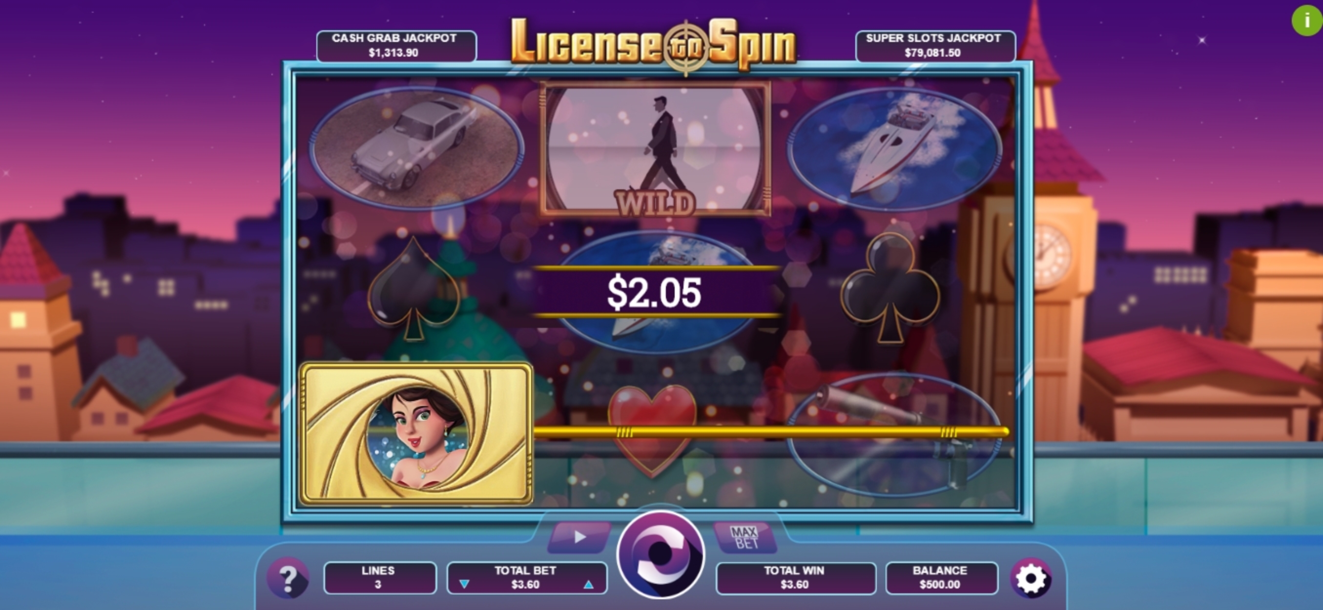 Win Money in License to Spin Free Slot Game by Arrows Edge