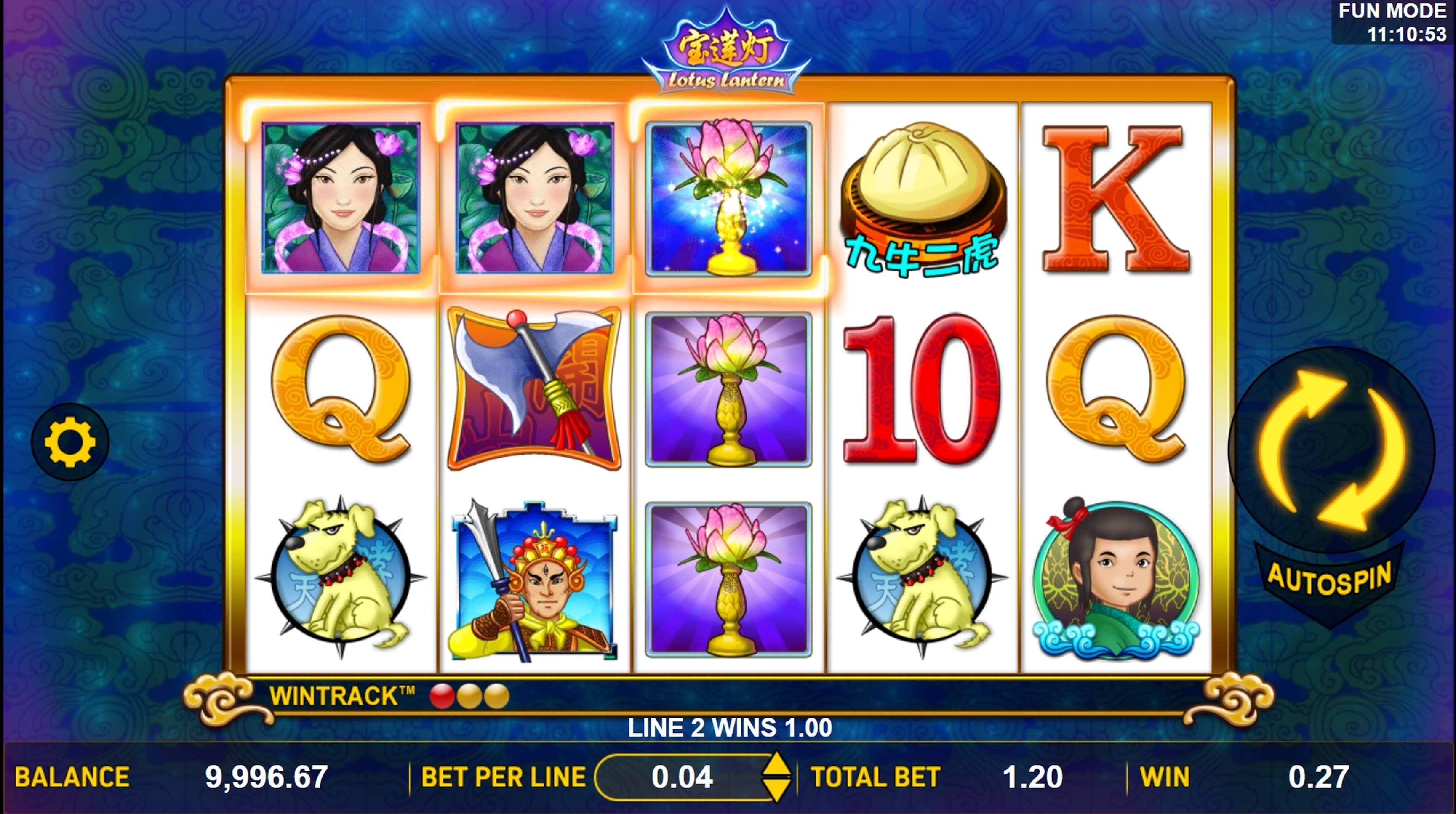 Win Money in Lotus Lantern Free Slot Game by Aspect Gaming
