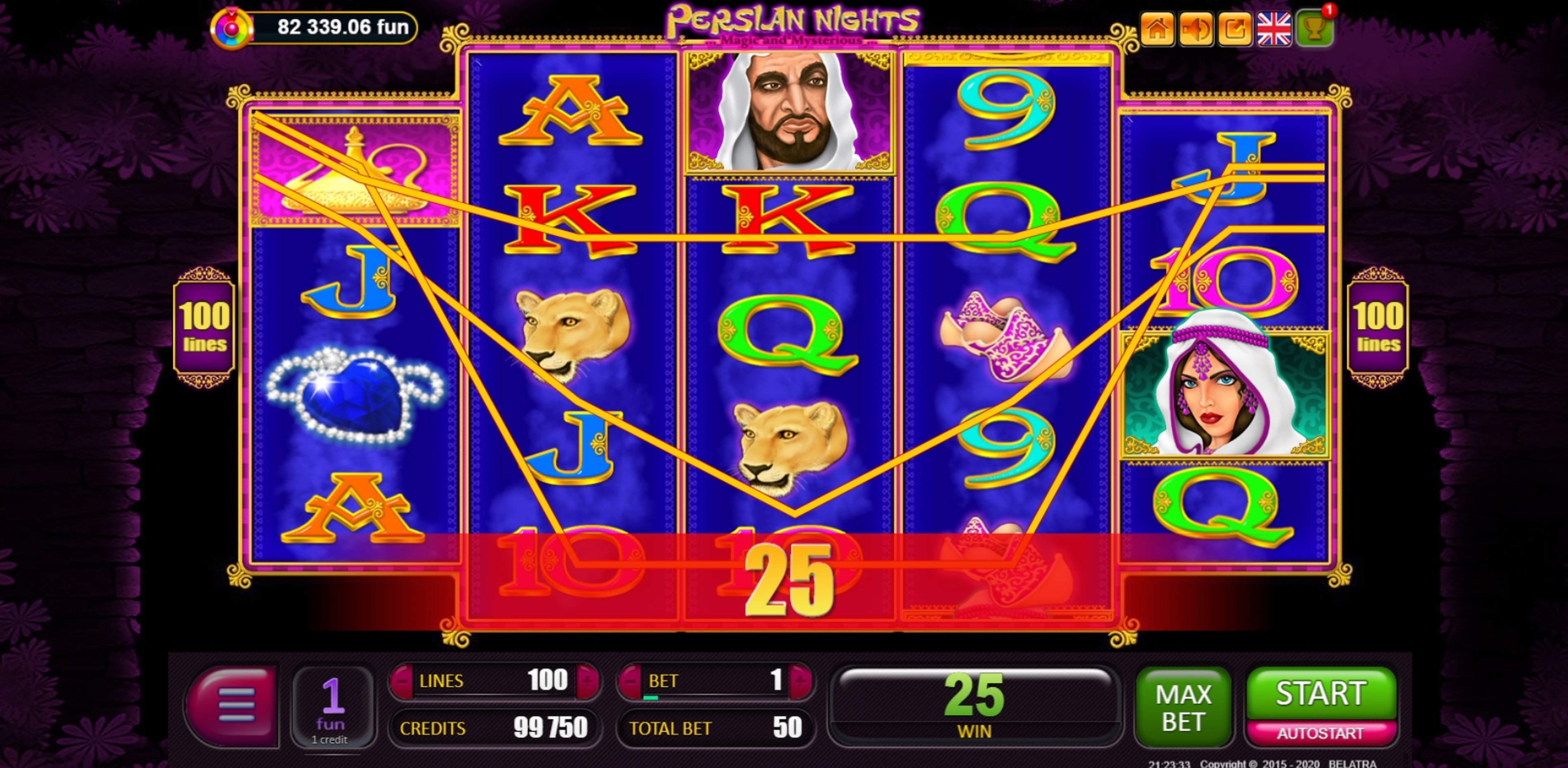Win Money in The Moneymania Free Slot Game by Belatra Games
