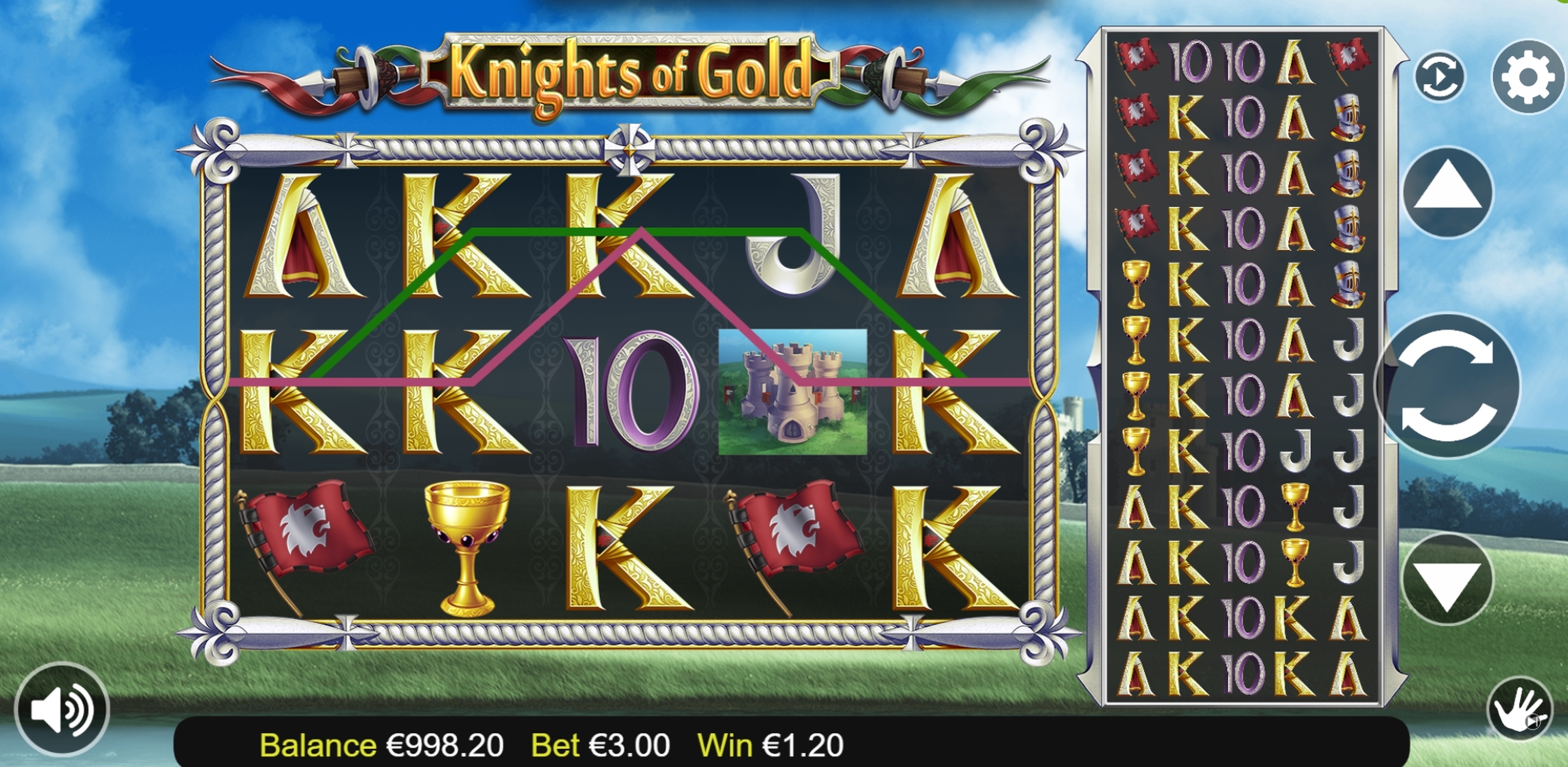 Win Money in Knights of Gold Free Slot Game by Betdigital