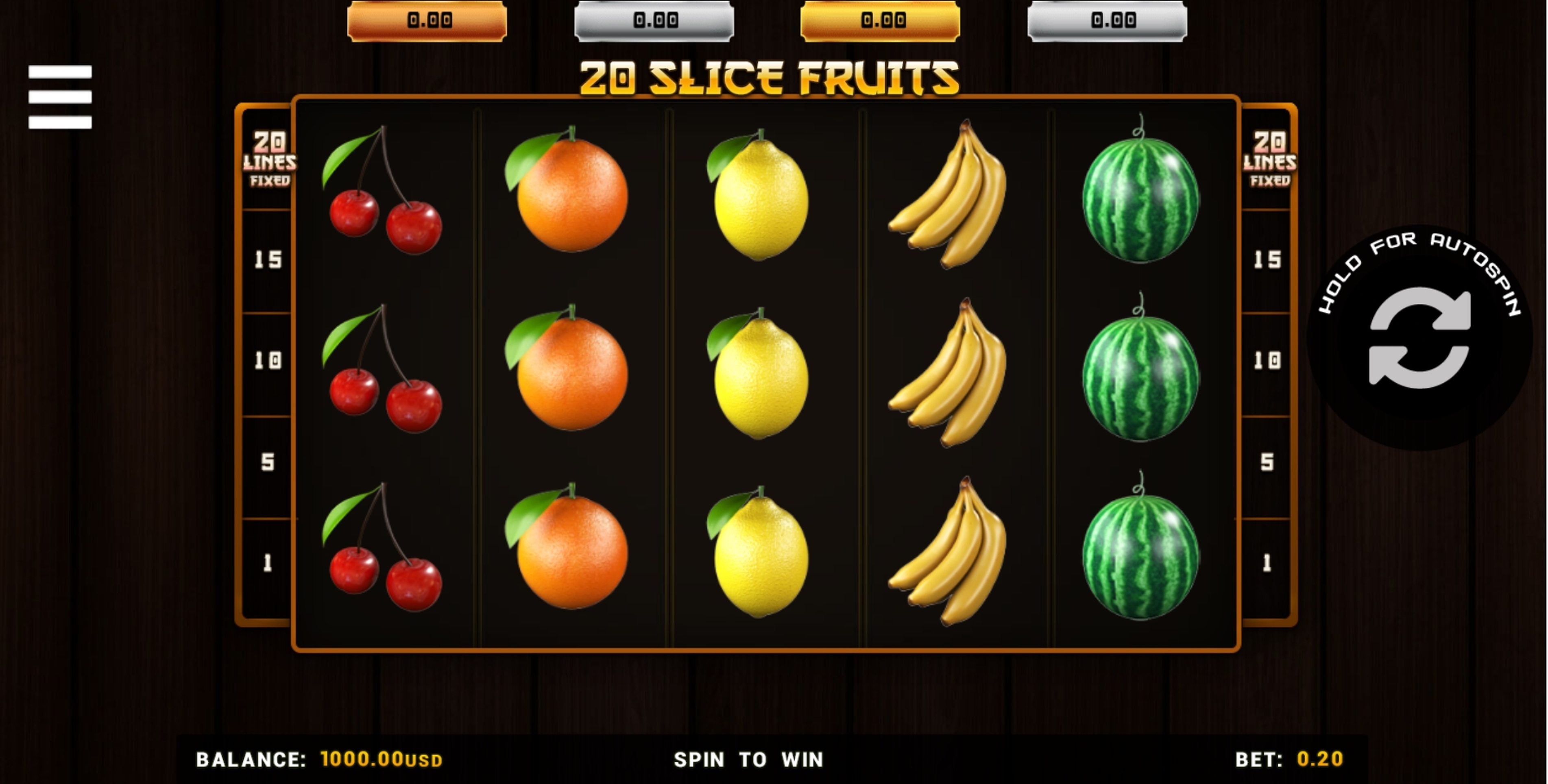 20 Slice Fruits demo