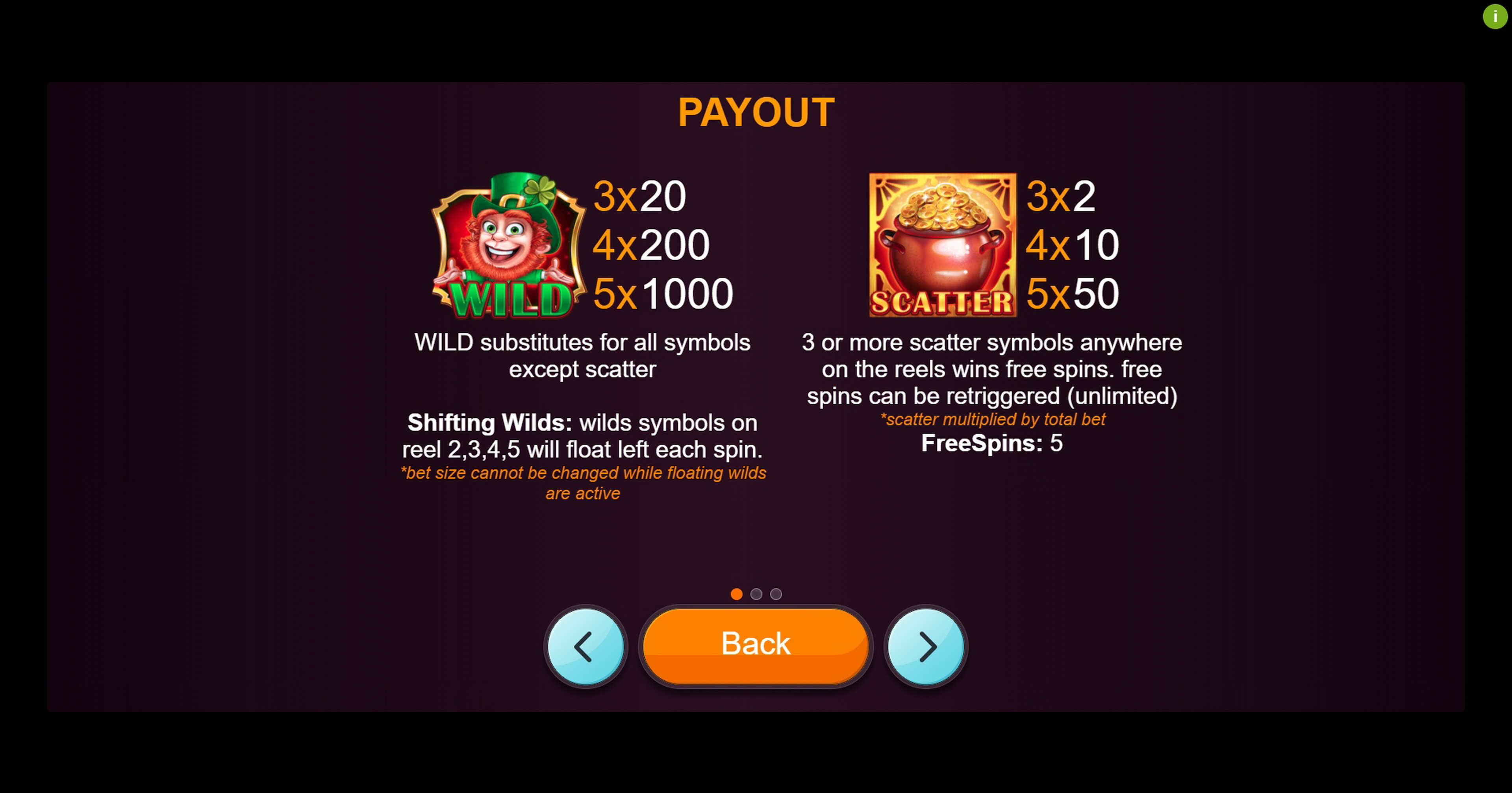 Info of Boots Of Luck Slot Game by betiXon