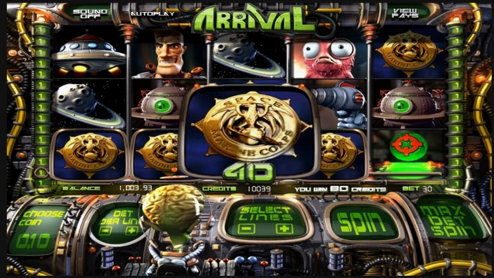Win Money in Arrival Free Slot Game by Betsoft