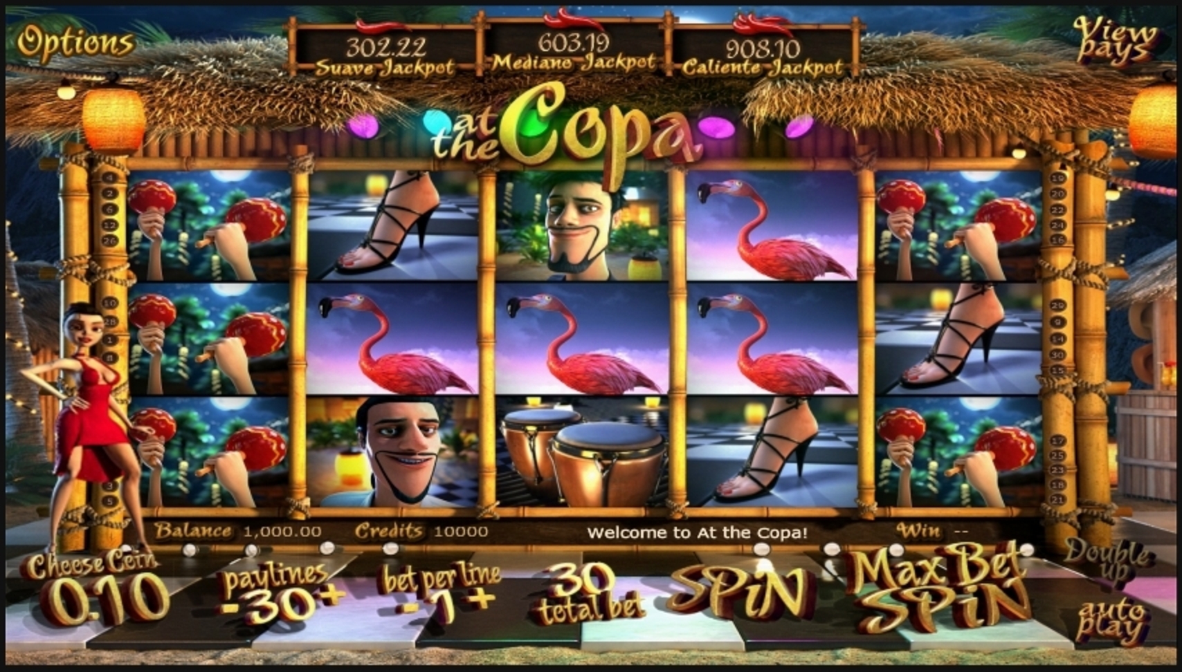 Reels in At the Copa Slot Game by Betsoft