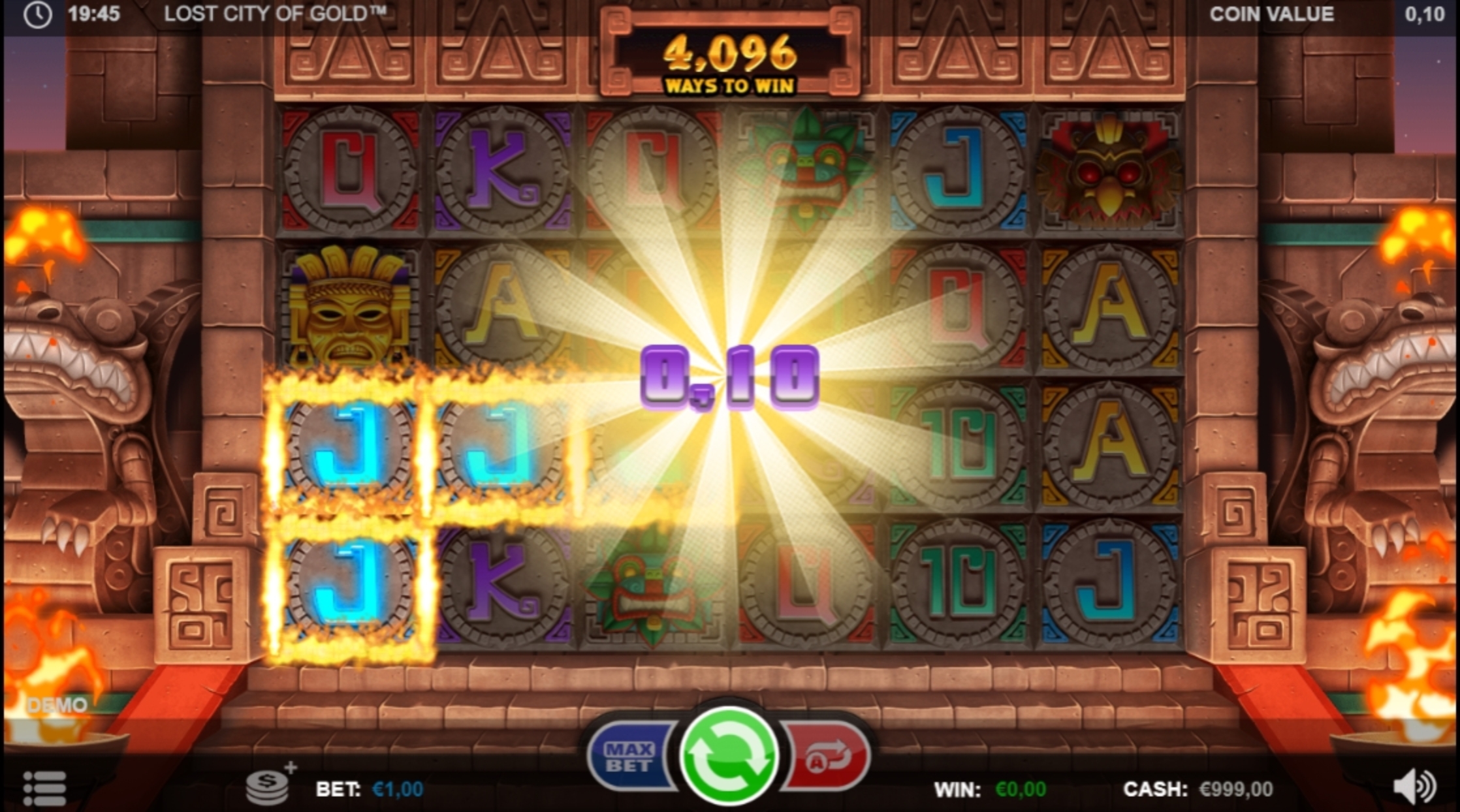Win Money in Lost City of Gold Free Slot Game by Betsson Group
