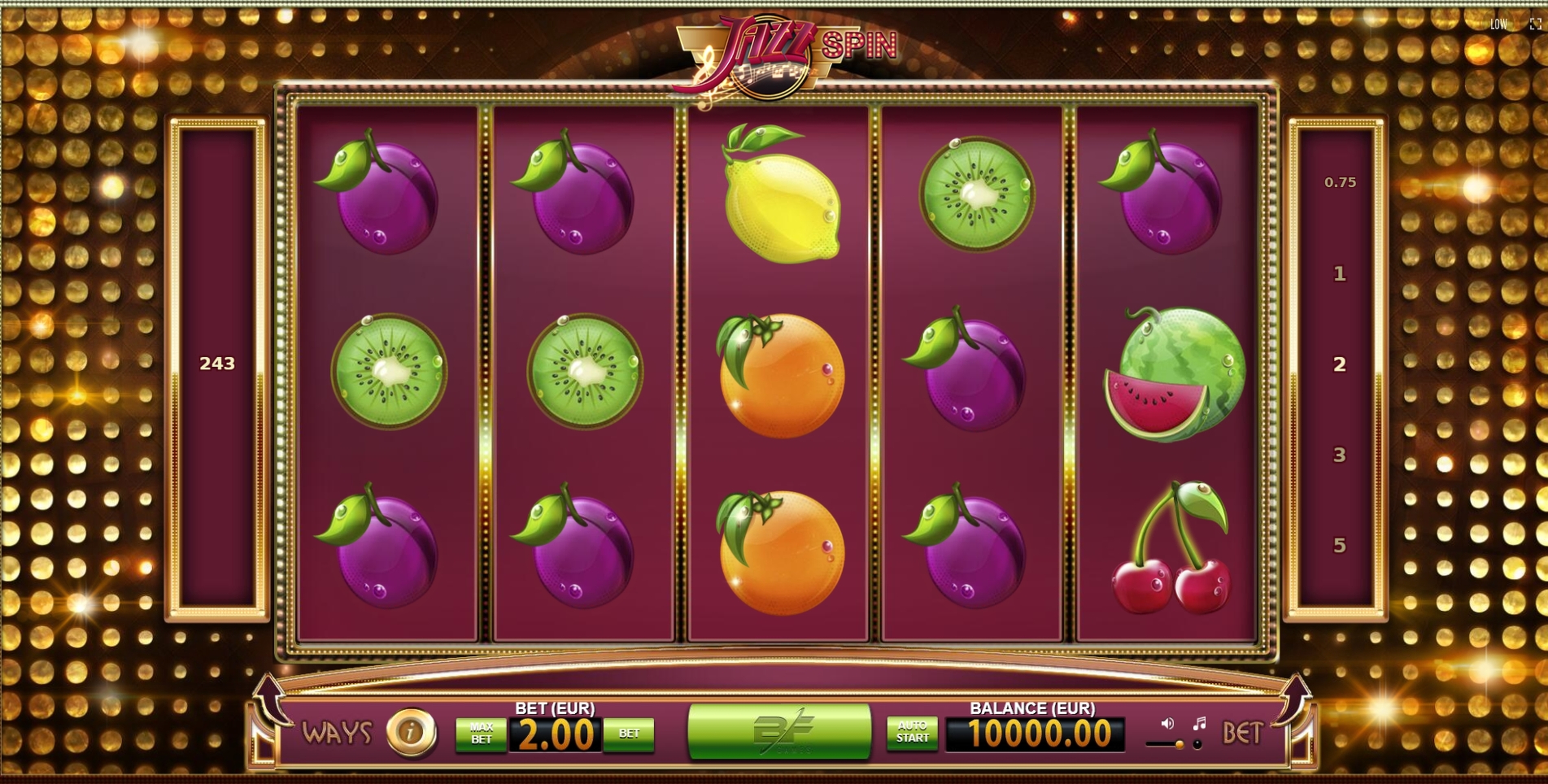Reels in Jazz Spin Slot Game by BF games
