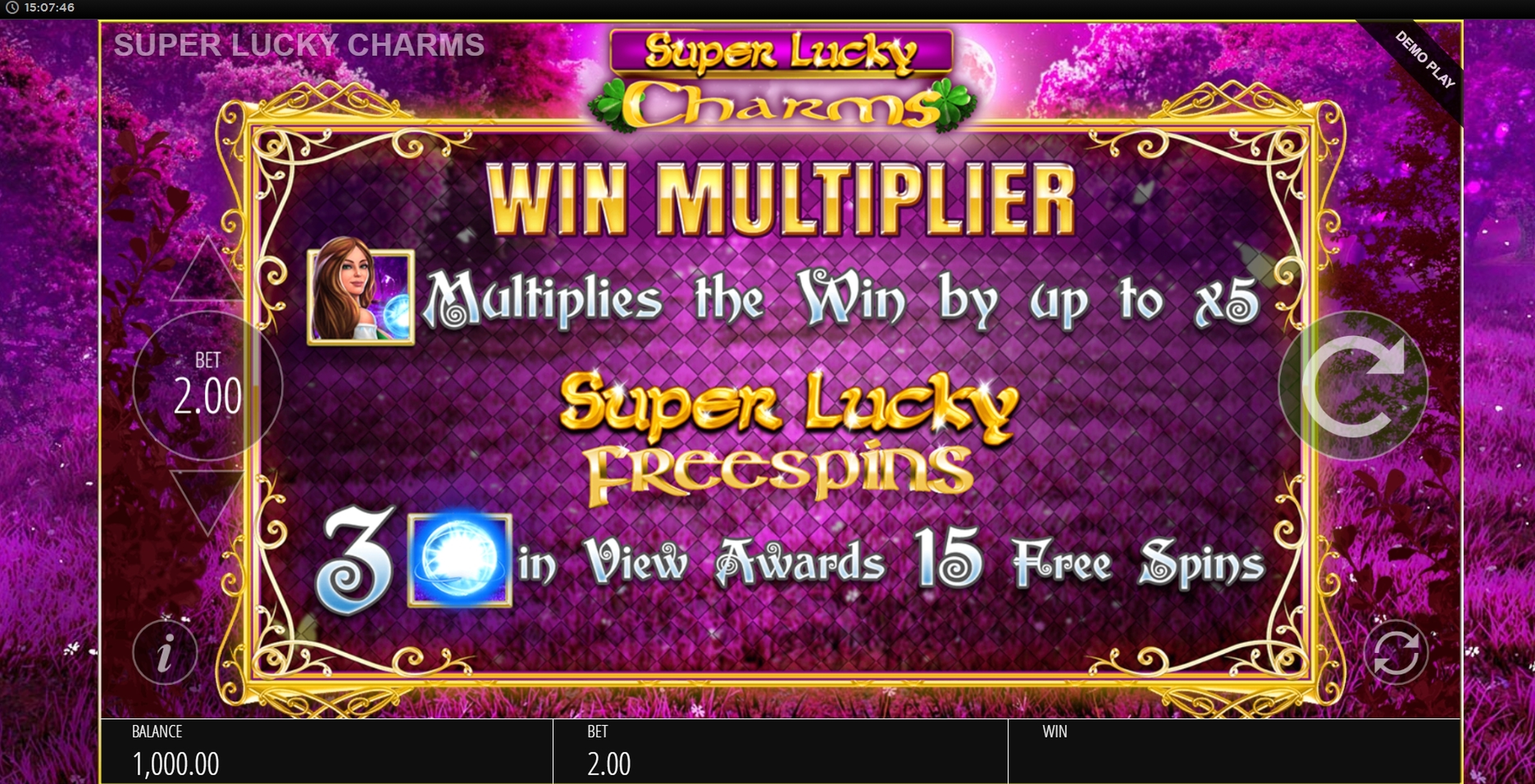 Play Super Lucky Charms Free Casino Slot Game by Blueprint Gaming
