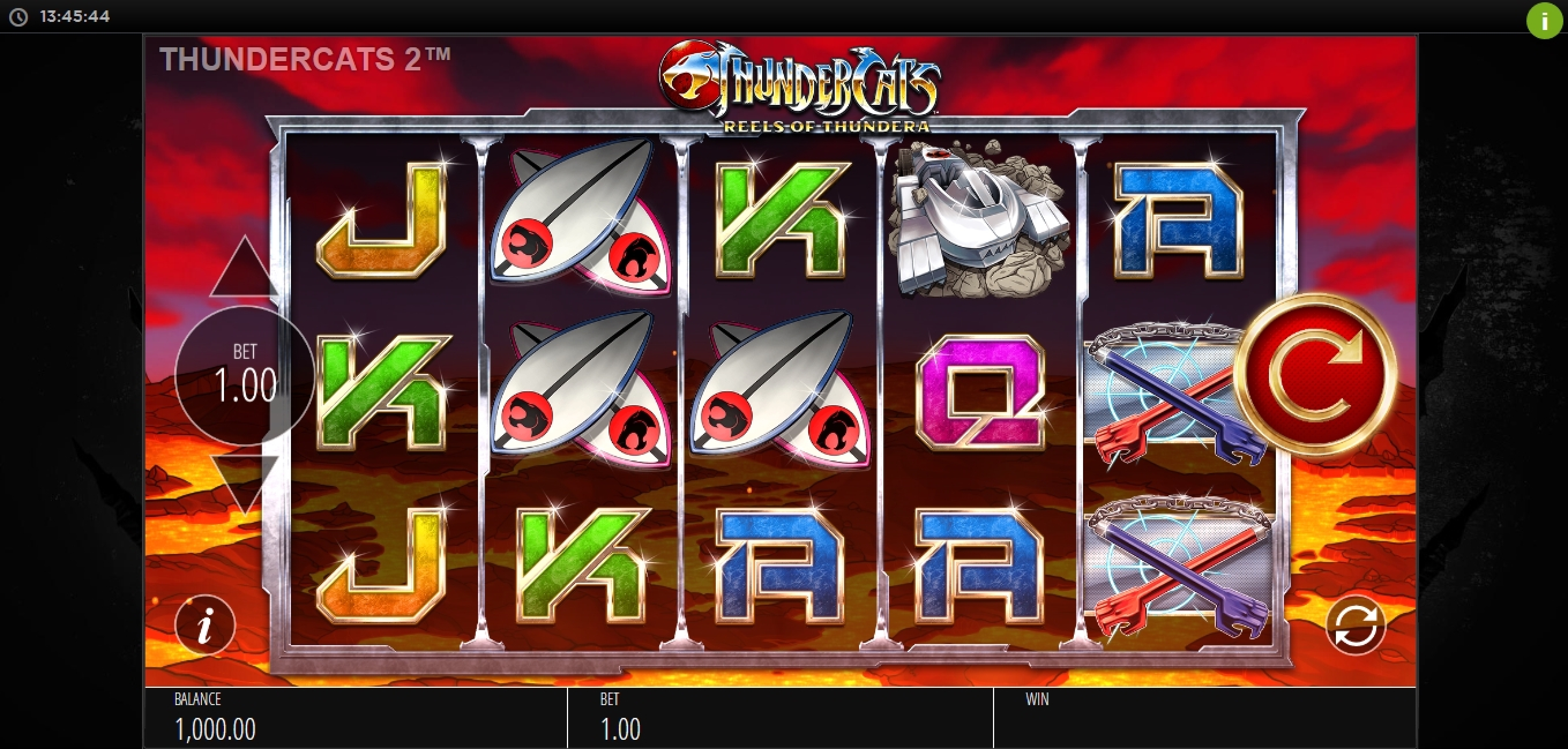 Reels in Thundercats Reels Of Thundera Slot Game by Blueprint Gaming