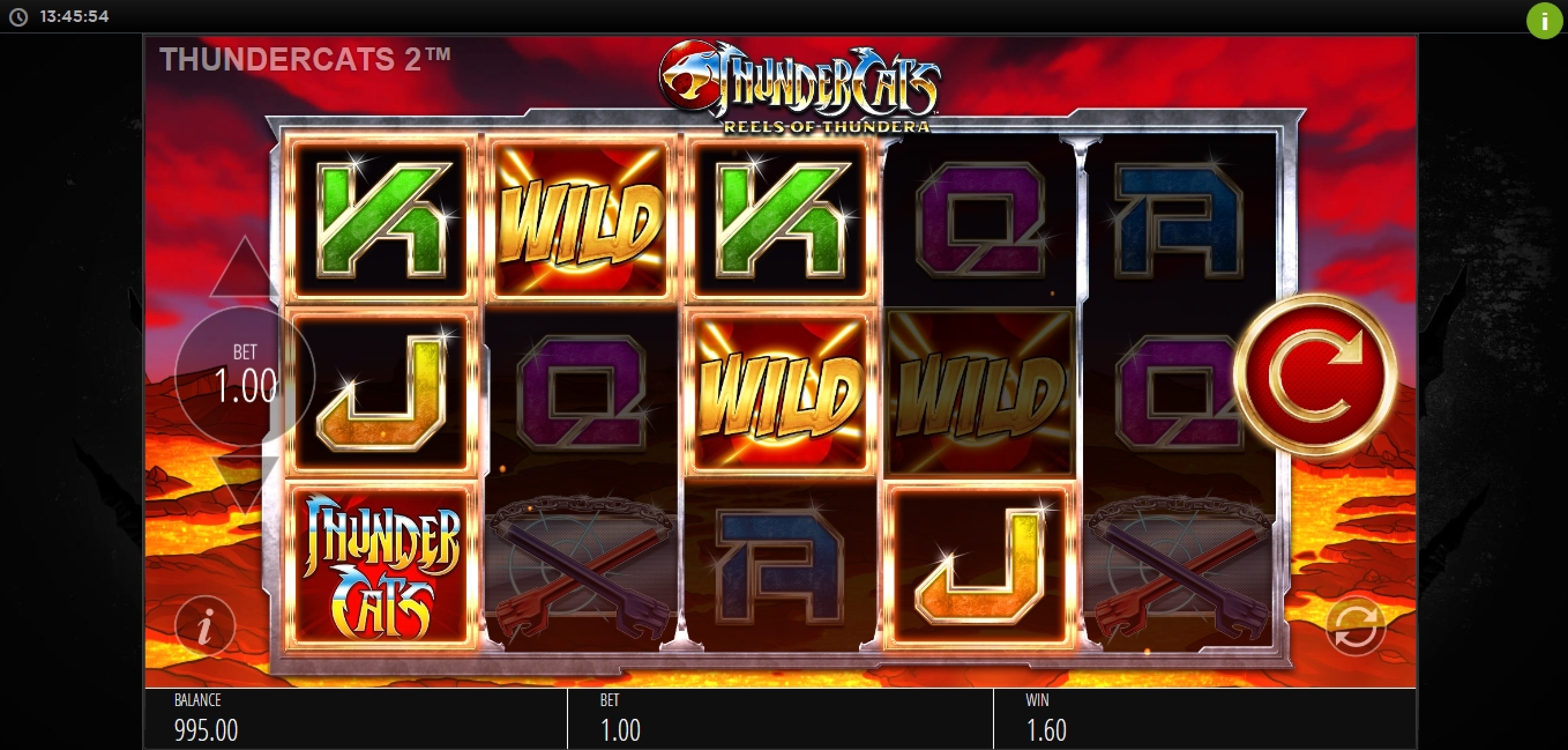 Win Money in Thundercats Reels Of Thundera Free Slot Game by Blueprint Gaming