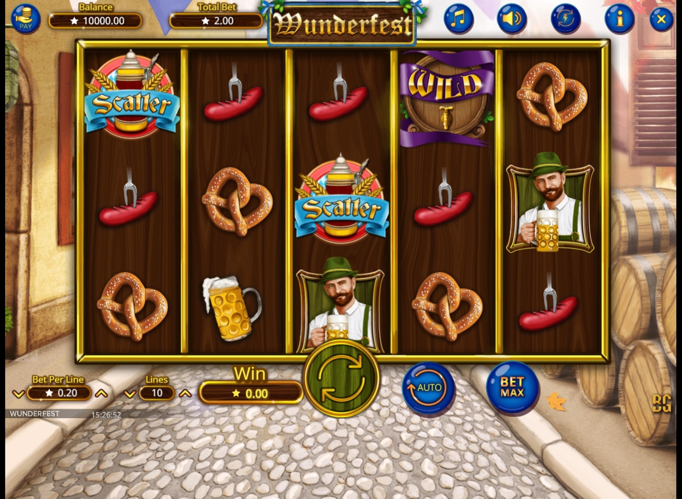 Reels in Wunderfest Slot Game by Booming Games
