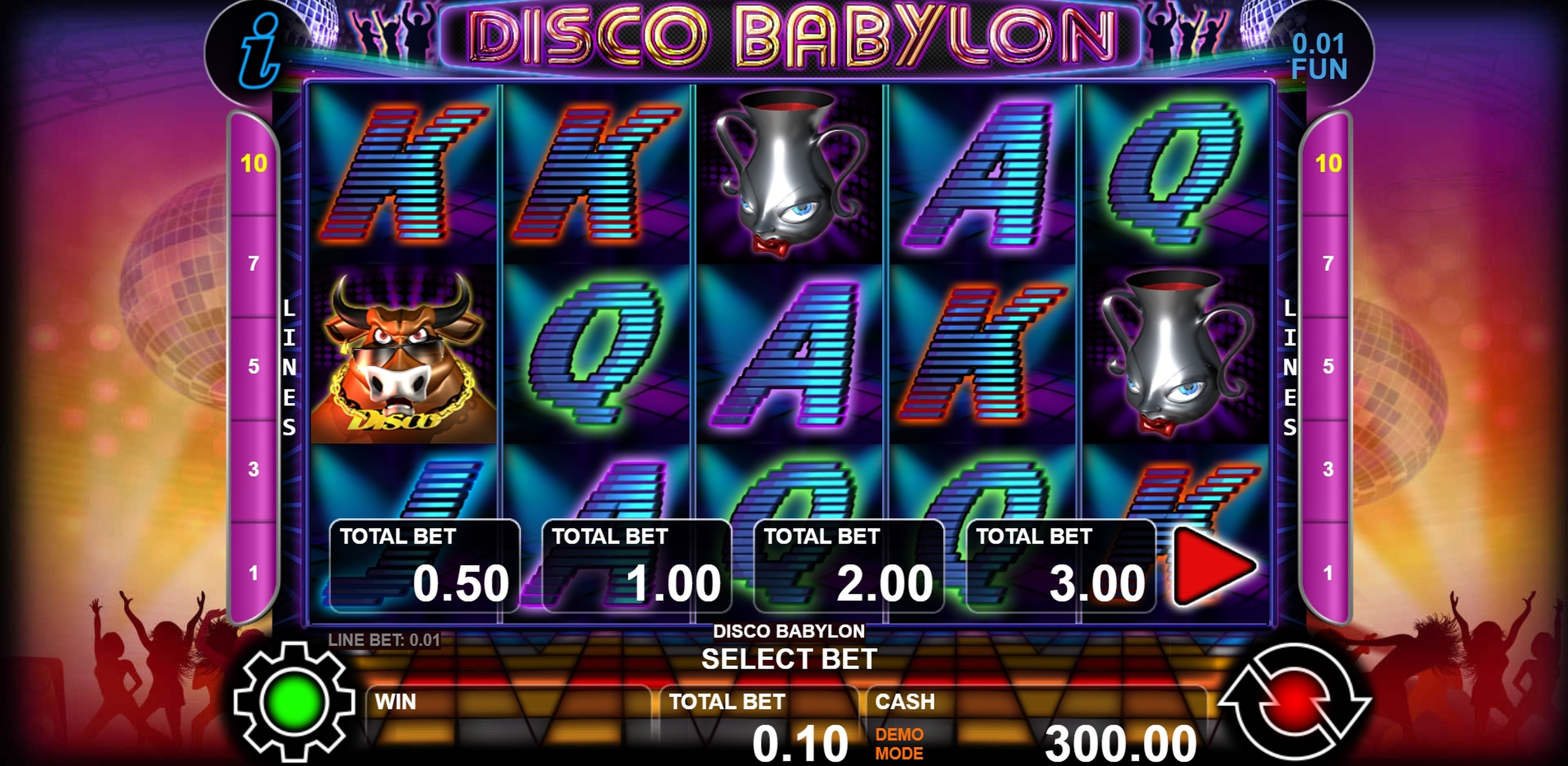 Reels in Disco Babylon Slot Game by casino technology