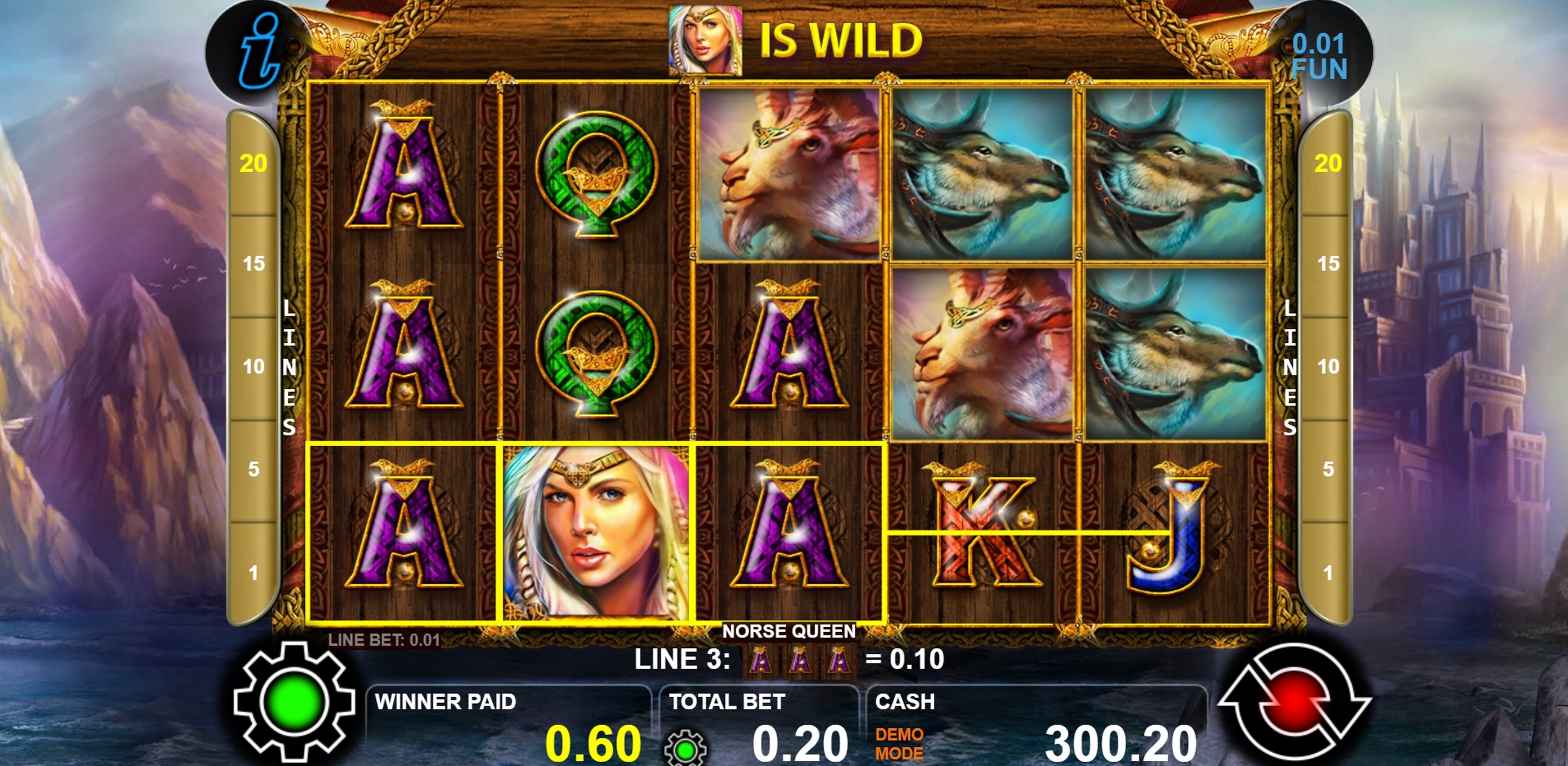 Win Money in Norse Queen Free Slot Game by casino technology