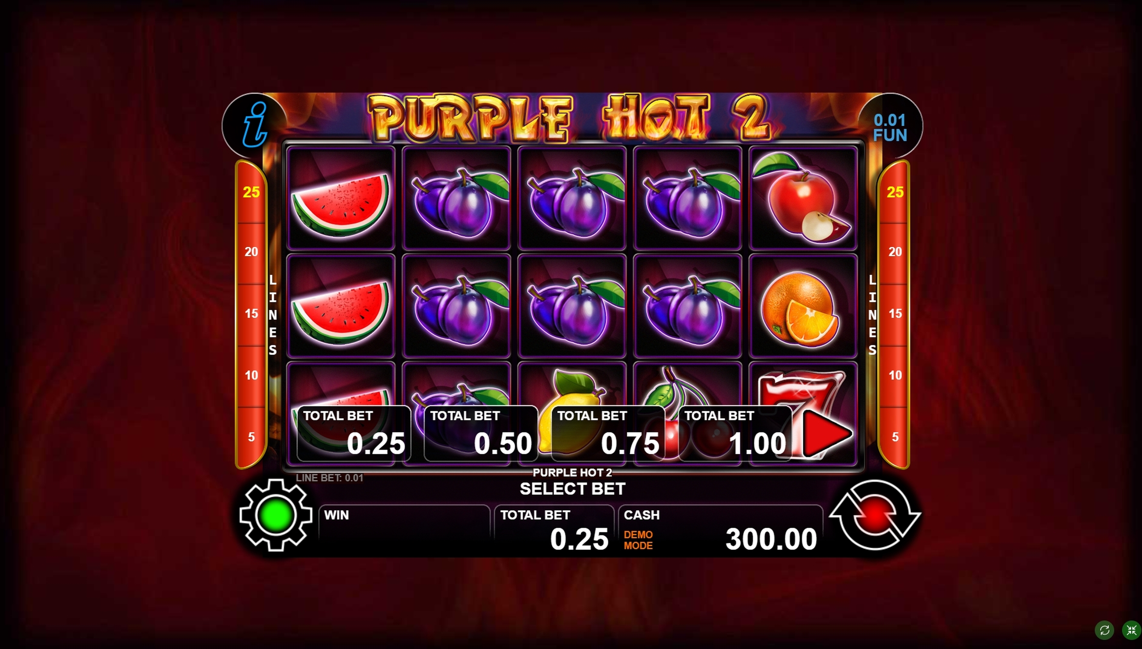 Reels in Purple Hot 2 Slot Game by casino technology